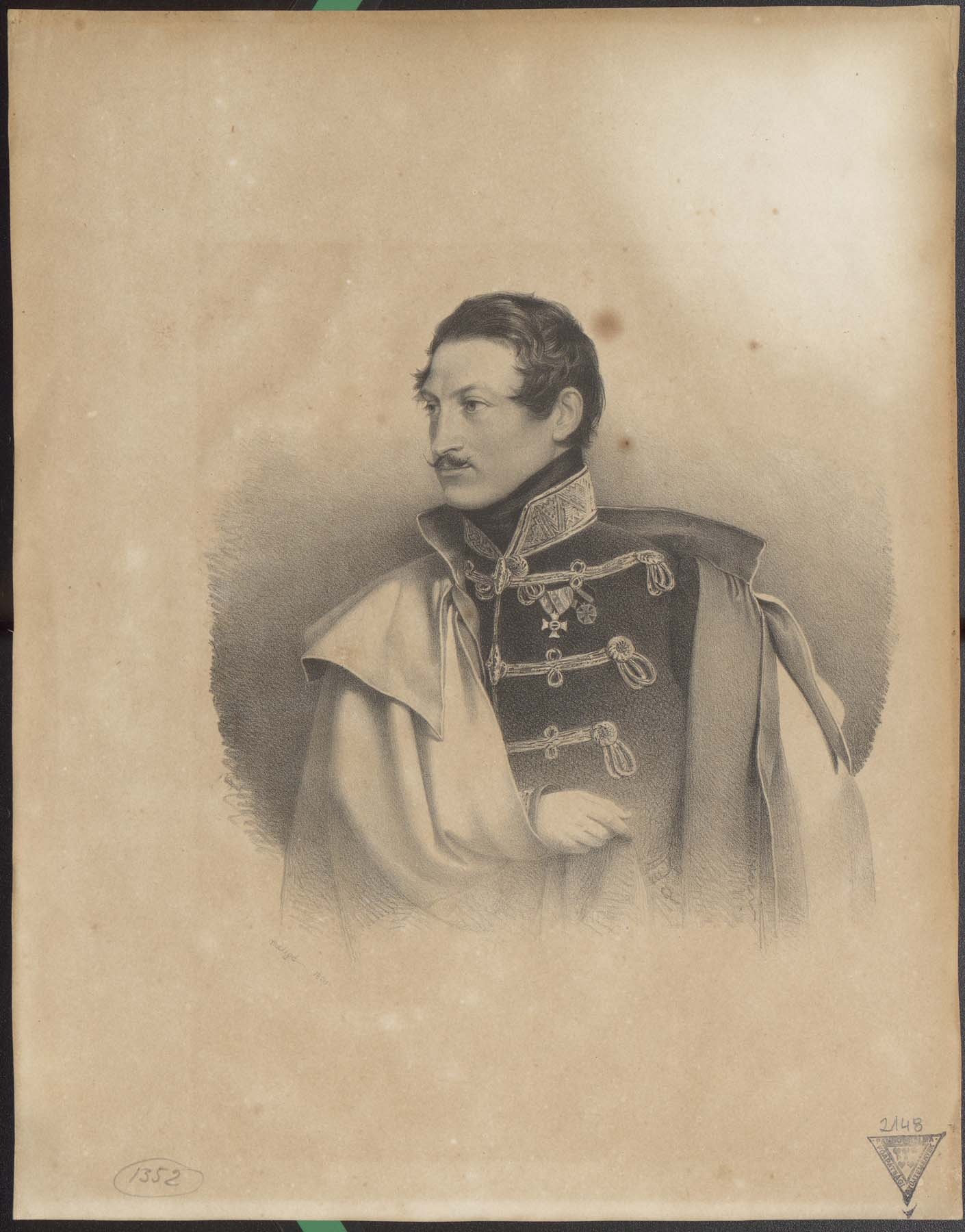 Ismeretlen férfi, 1831 (Pannonhalma Főapátsági Múzeum CC BY-NC-SA)