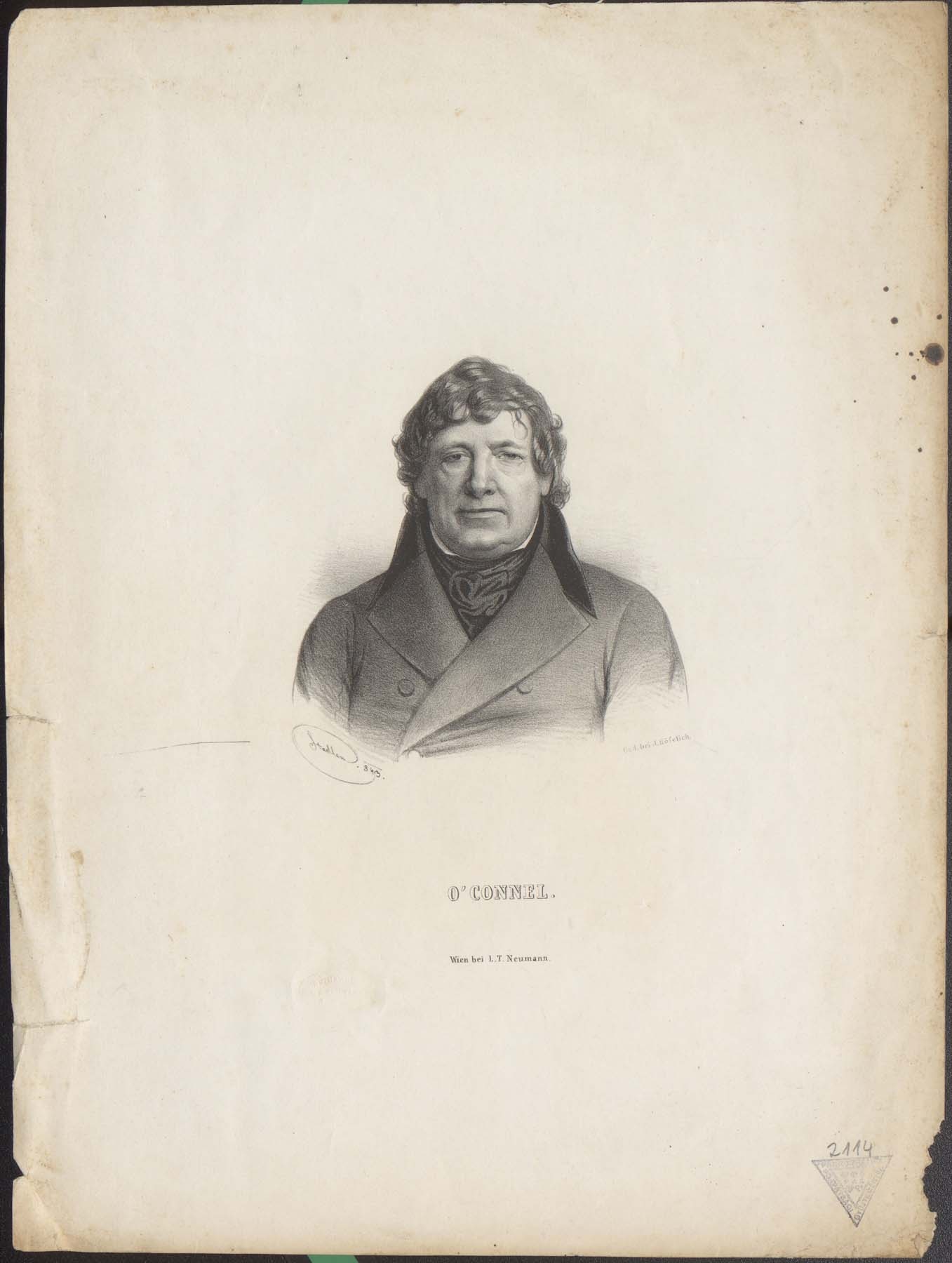 O`Conel, 1843 (Pannonhalma Főapátsági Múzeum CC BY-NC-SA)