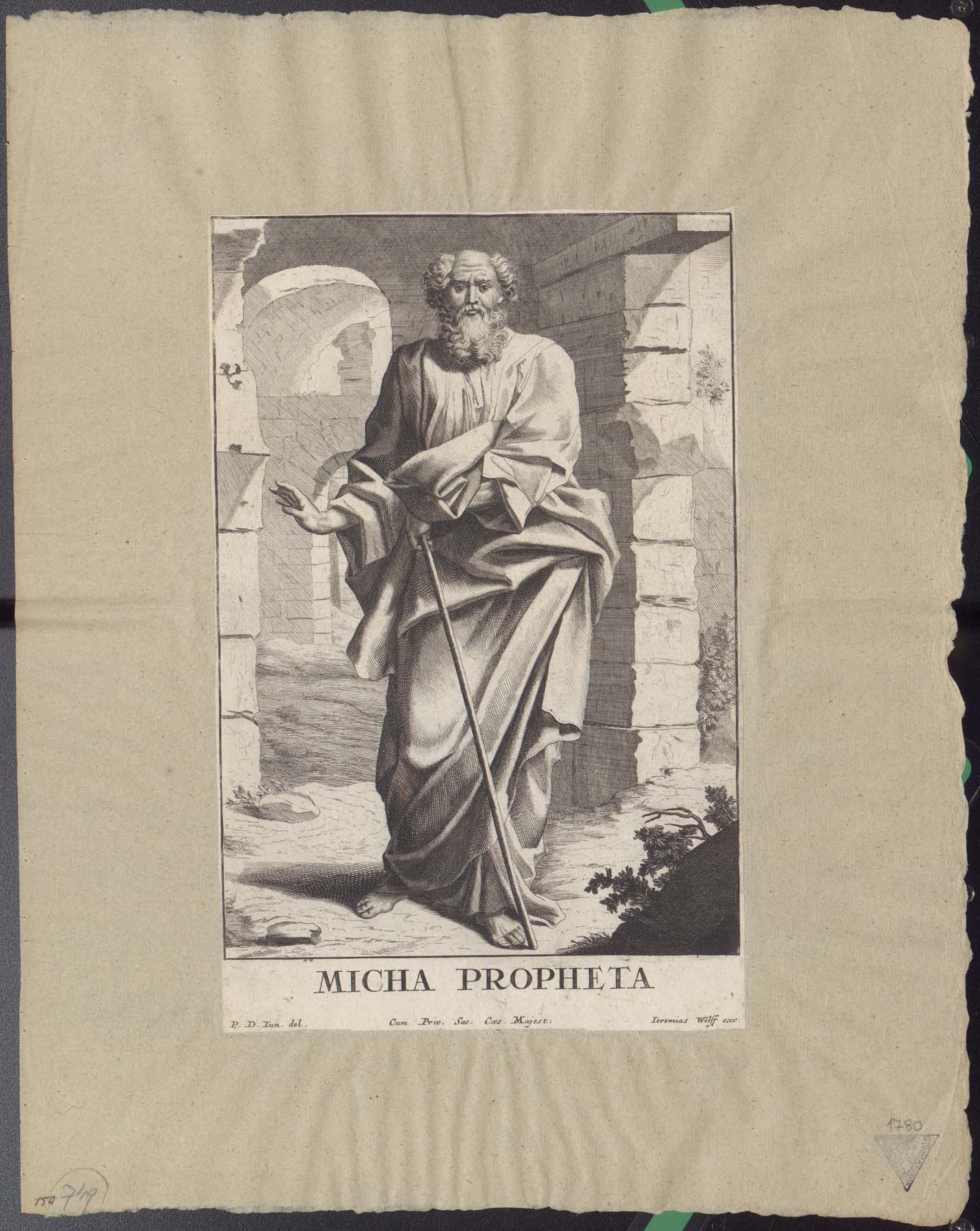 Mikeás próféta (Pannonhalma Főapátsági Múzeum CC BY-NC-SA)