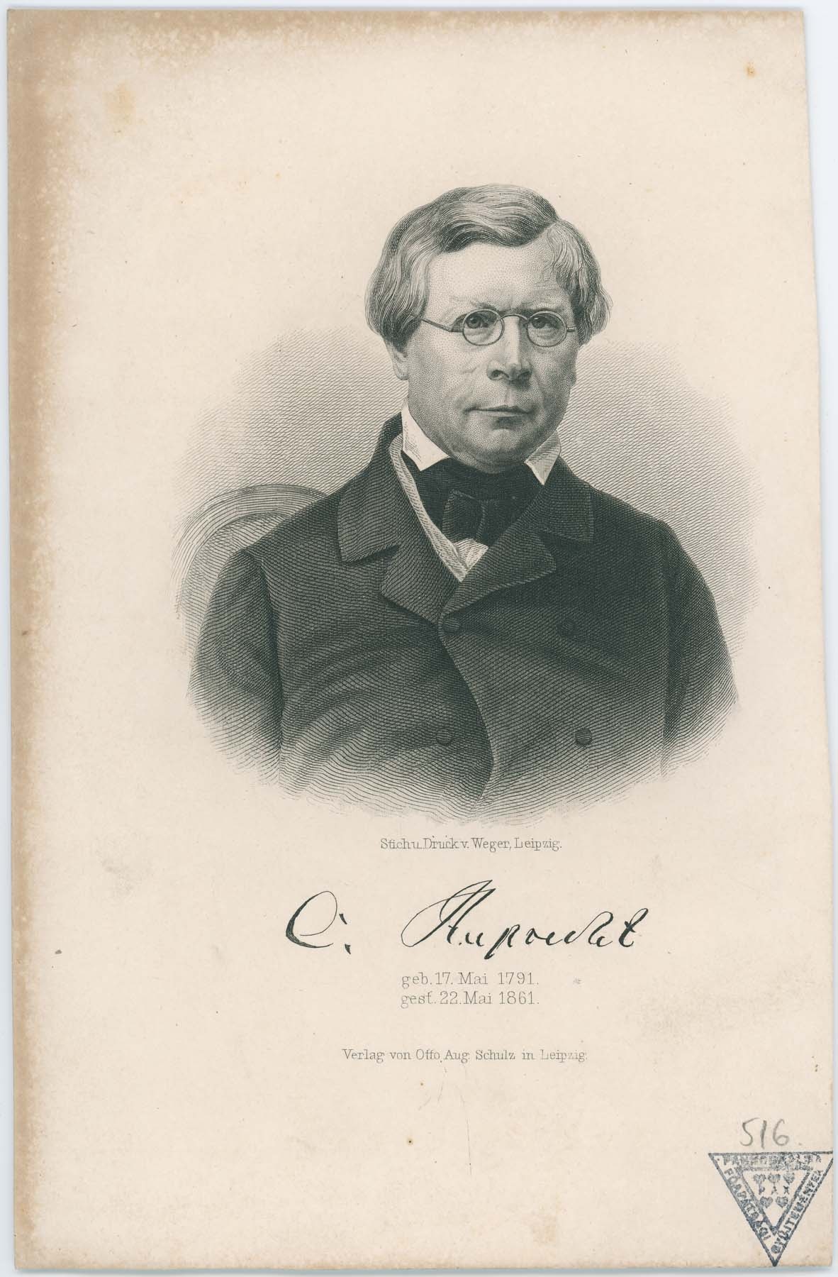 Ruprecht 1791-1861 portréja (Pannonhalma Főapátsági Múzeum CC BY-NC-SA)