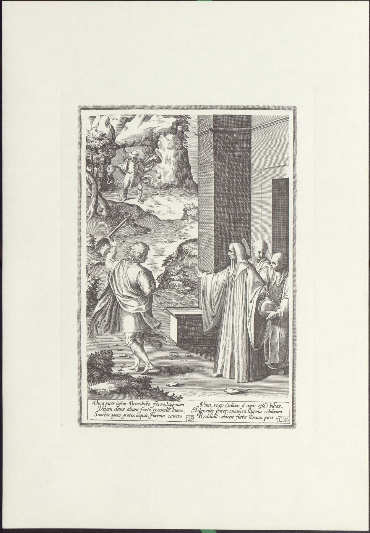 Vita et Miracula Sanctissimi Patris Benedicti. (1579) (Pannonhalma Főapátsági Múzeum CC BY-NC-SA)