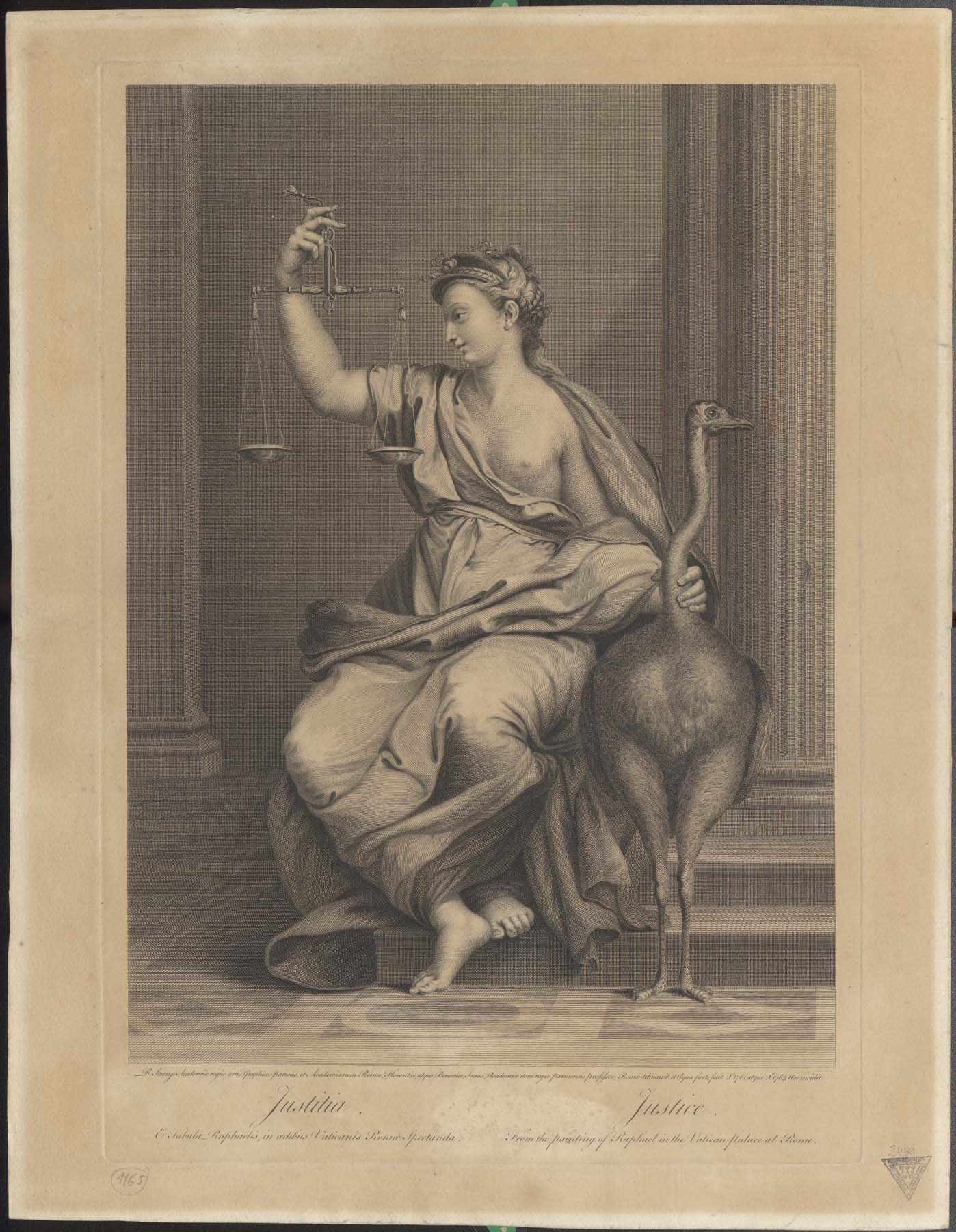 Az Igazságosság, 1765 (Pannonhalma Főapátsági Múzeum CC BY-NC-SA)