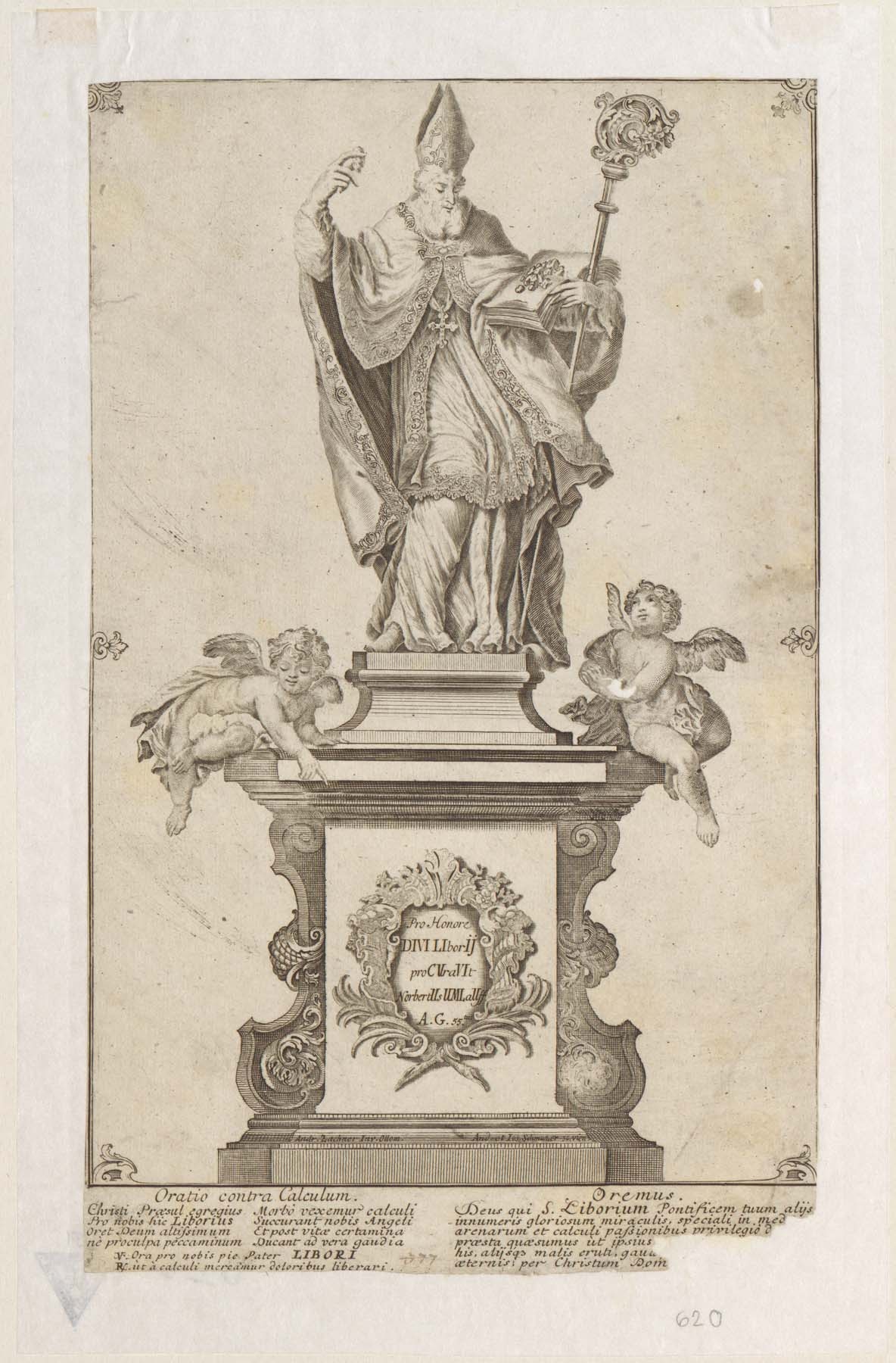 Szent Liborius 1736 (Pannonhalma Főapátsági Múzeum CC BY-NC-SA)