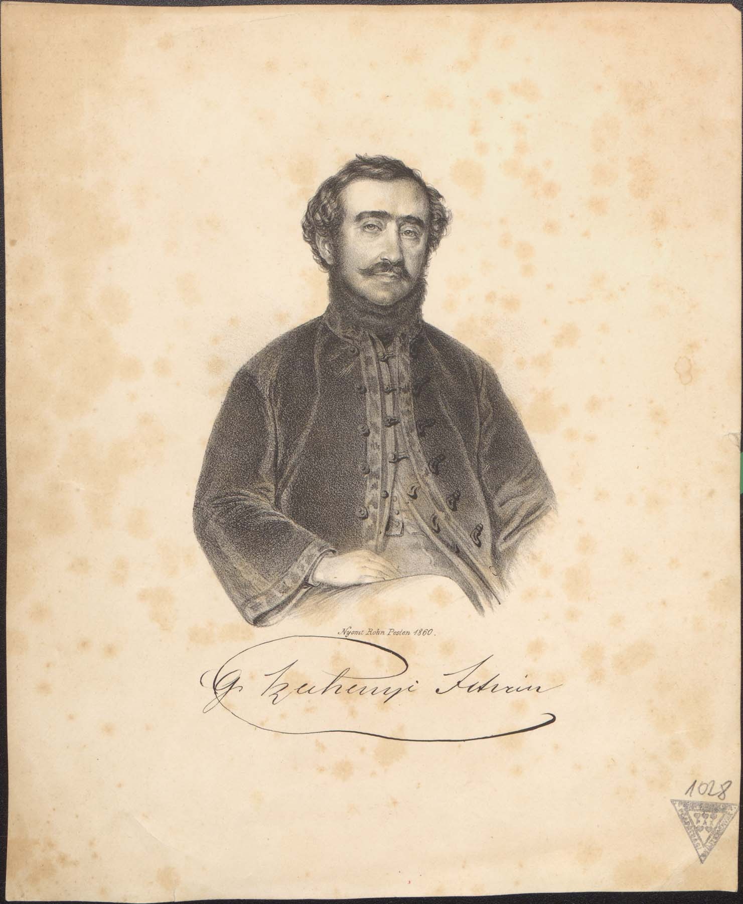 Gr. Széchenyi István 1791-1860 (Pannonhalma Főapátsági Múzeum CC BY-NC-SA)