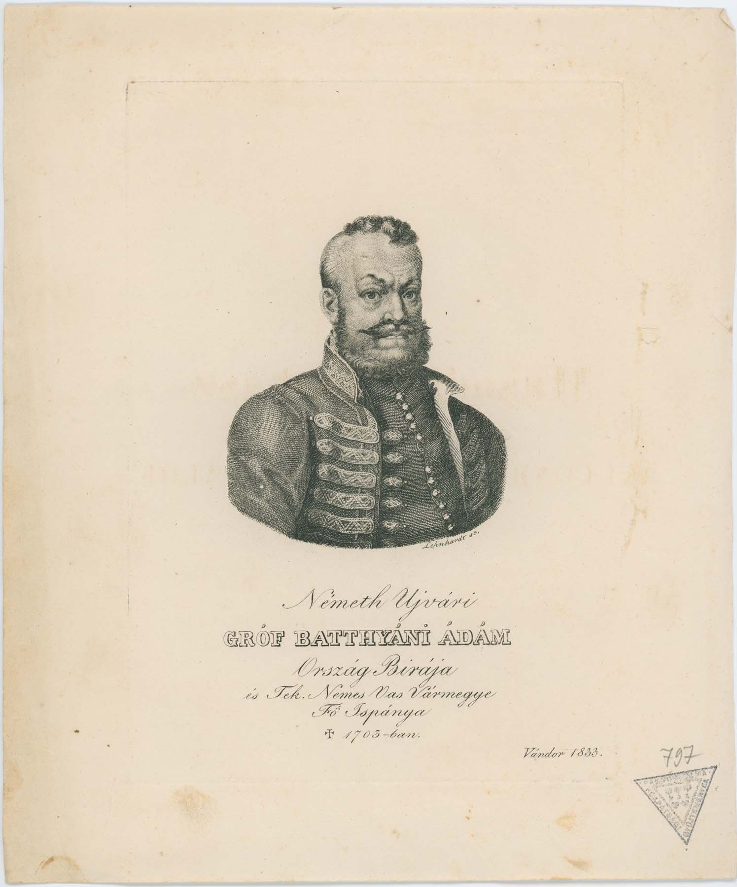 Németh Újvári Gróf Batthyáni Ádám /+1703/ (Pannonhalma Főapátsági Múzeum CC BY-NC-SA)