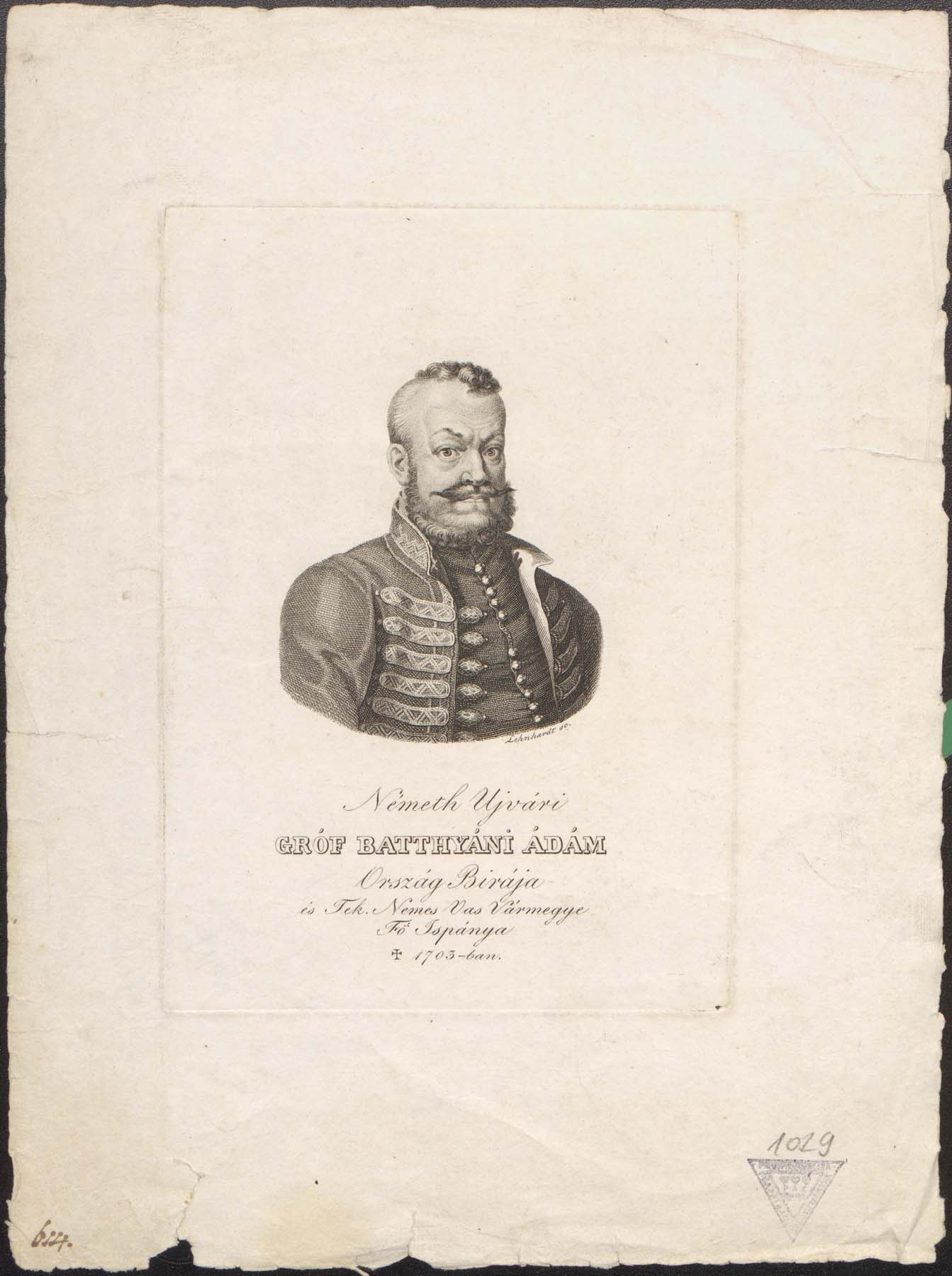 Gr. Batthyány Ádám 1662-1702 (Pannonhalma Főapátsági Múzeum CC BY-NC-SA)