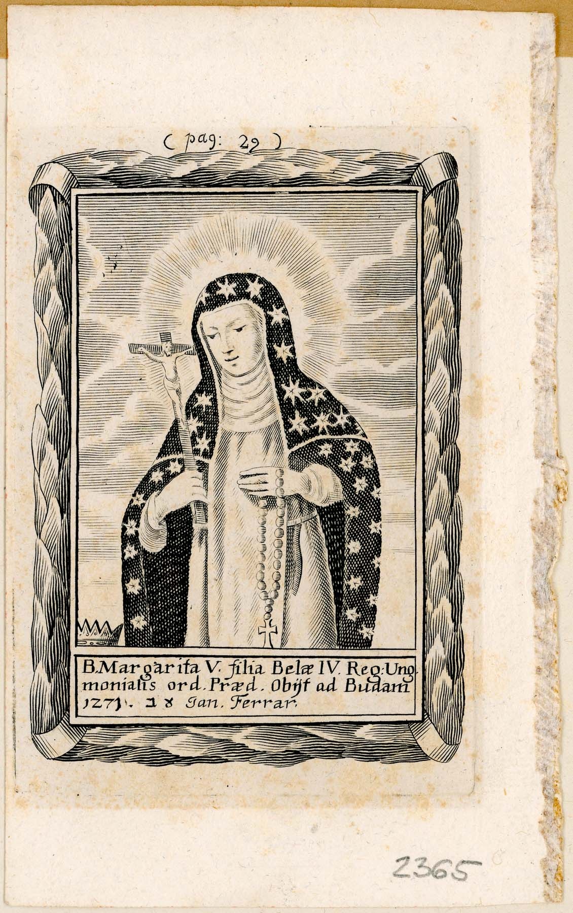 Boldog Margit, 1692 (Pannonhalma Főapátsági Múzeum CC BY-NC-SA)