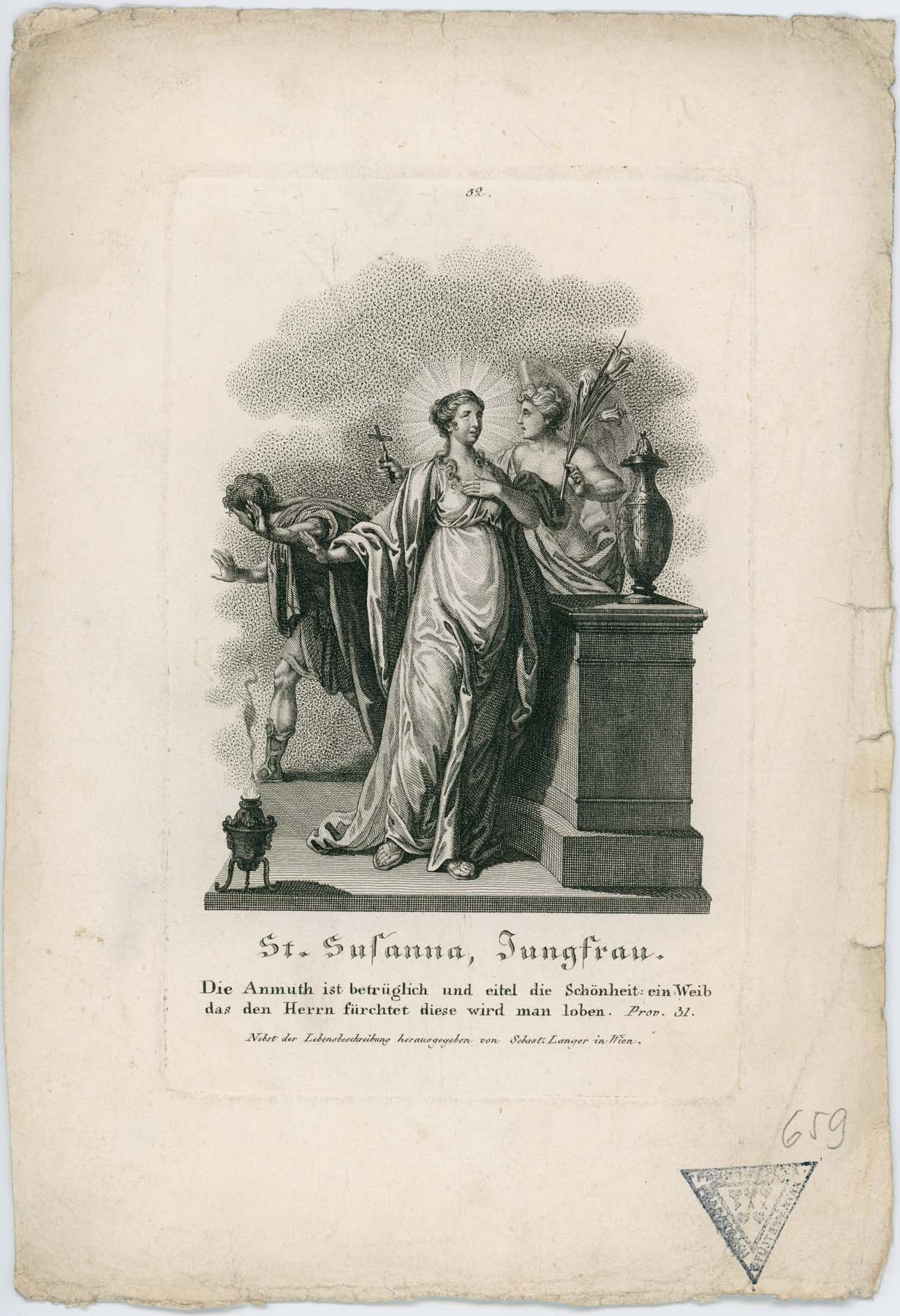 Szent Zsuzsanna szűz (Pannonhalma Főapátsági Múzeum CC BY-NC-SA)