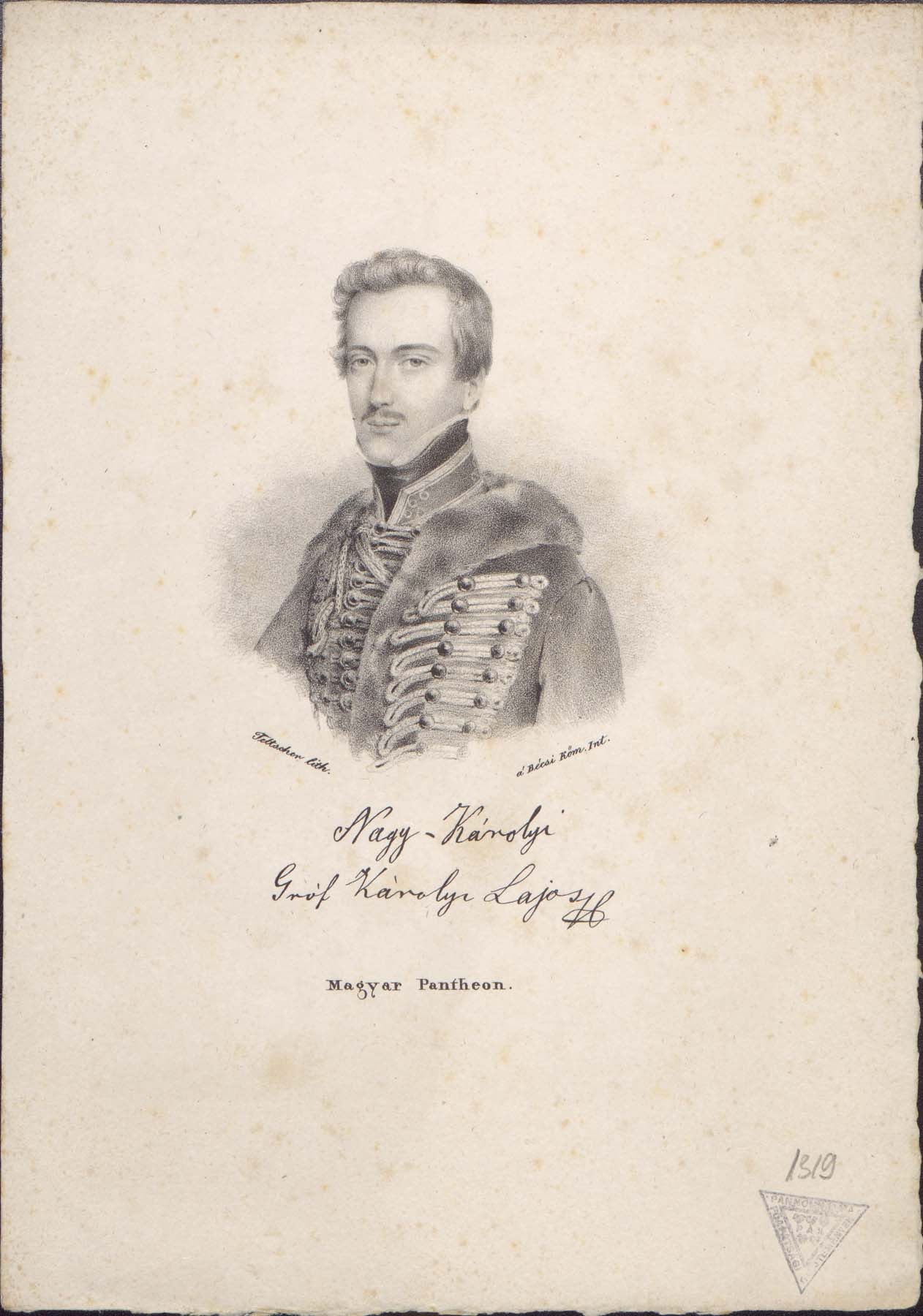 Gr. Károlyi Lajos 1799-1863 (Pannonhalma Főapátsági Múzeum CC BY-NC-SA)