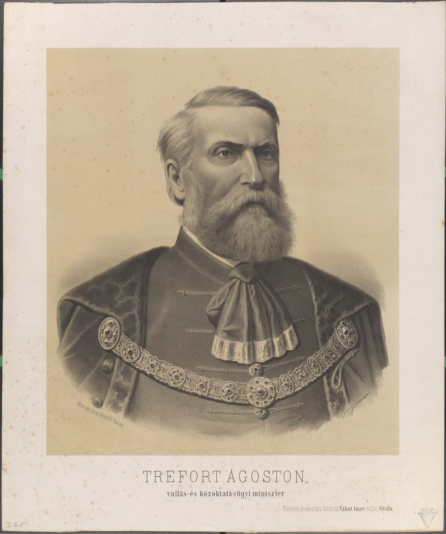 Trefort Ágoston (Pannonhalma Főapátsági Múzeum CC BY-NC-SA)