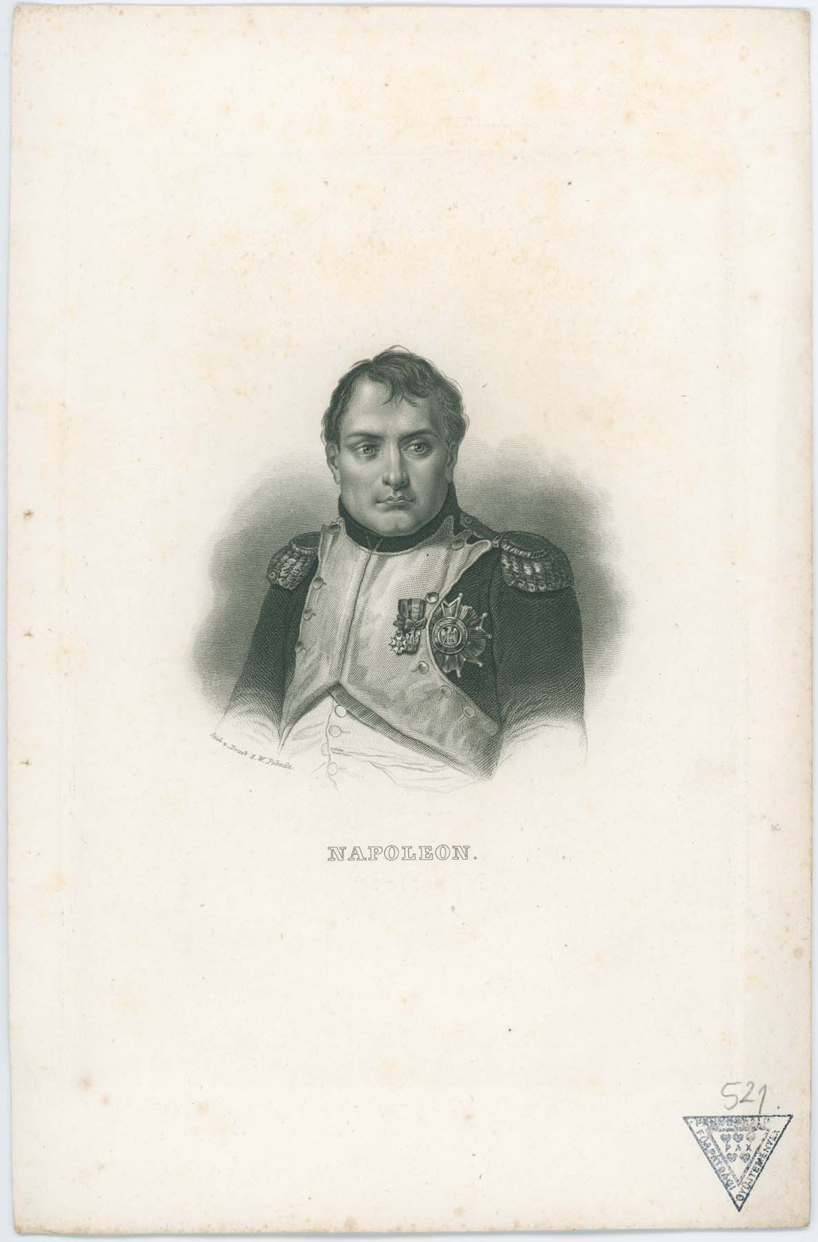 Bonaparte Napoleon portréja (Pannonhalma Főapátsági Múzeum CC BY-NC-SA)