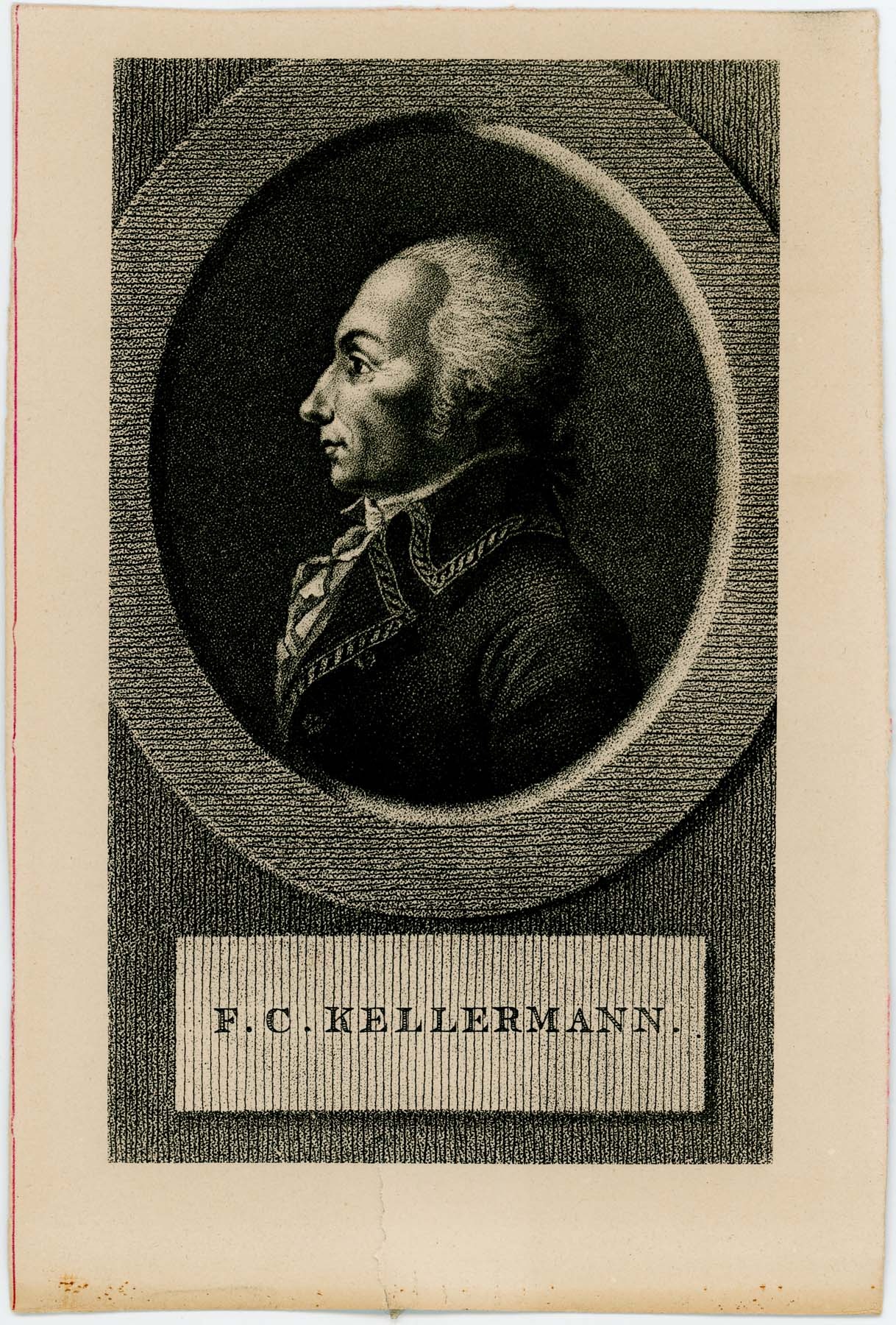 F.C.Kellermann portréja (Pannonhalma Főapátsági Múzeum CC BY-NC-SA)