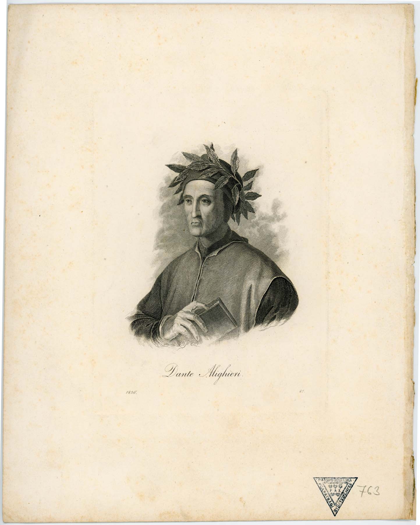 Dante Alighieri (Pannonhalma Főapátsági Múzeum CC BY-NC-SA)