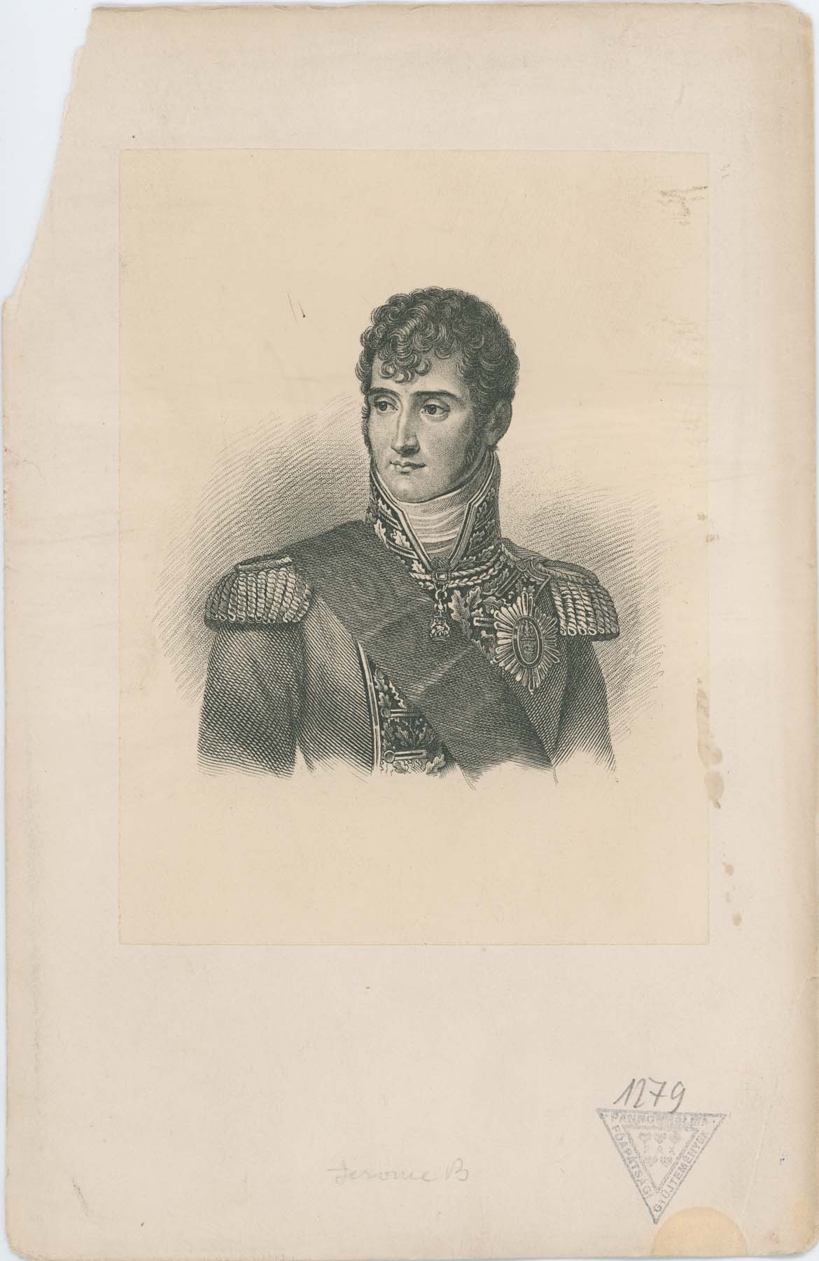 Jerome Bonaparte 1784-1860 (Pannonhalma Főapátsági Múzeum CC BY-NC-SA)