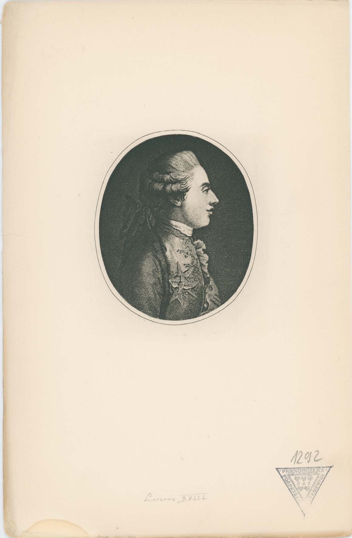 XVIII. Lajos francia király 1755-1824 (Pannonhalma Főapátsági Múzeum CC BY-NC-SA)