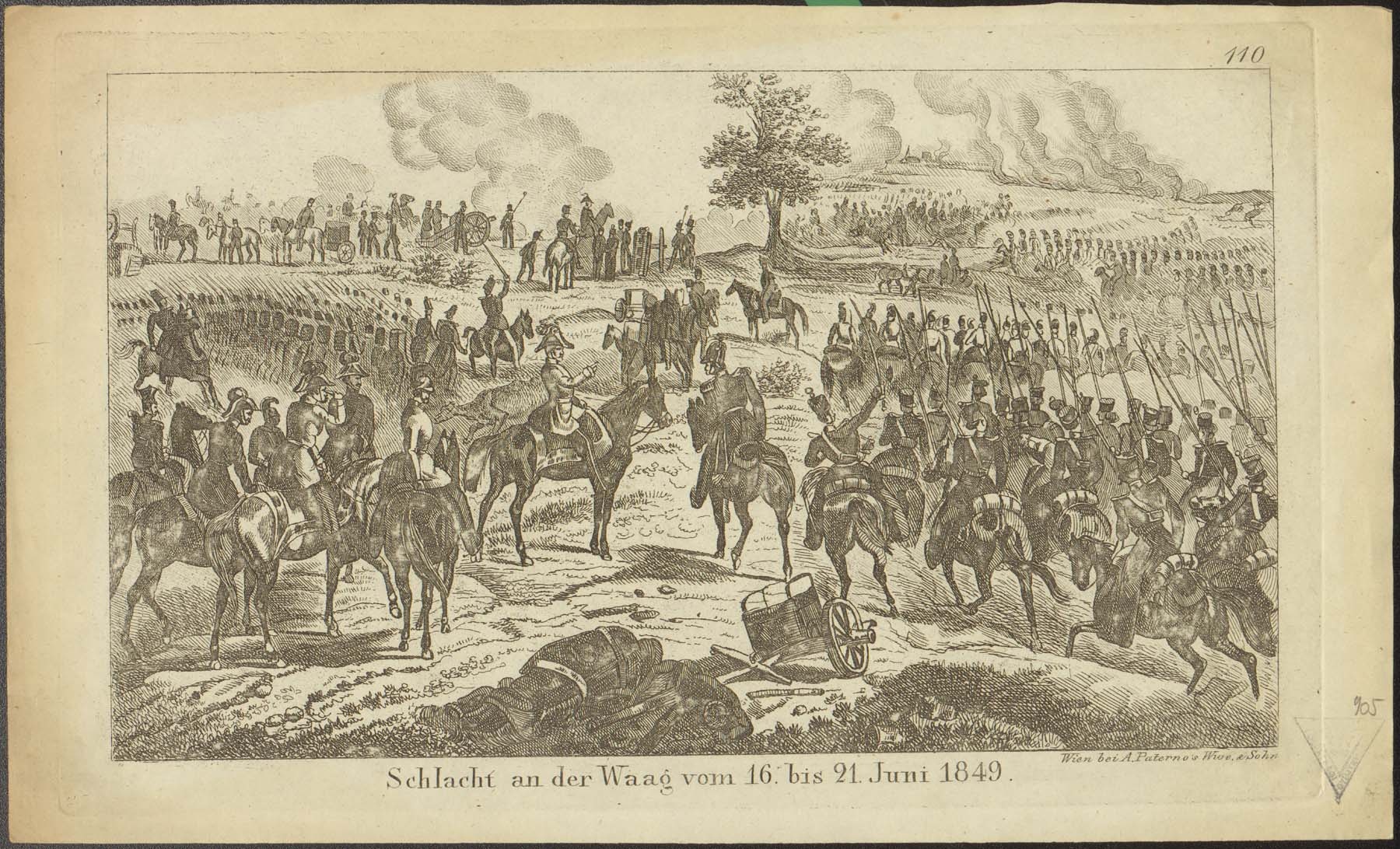 A Vág menti csata, 1849. június. 16-21. (Pannonhalma Főapátsági Múzeum CC BY-NC-SA)