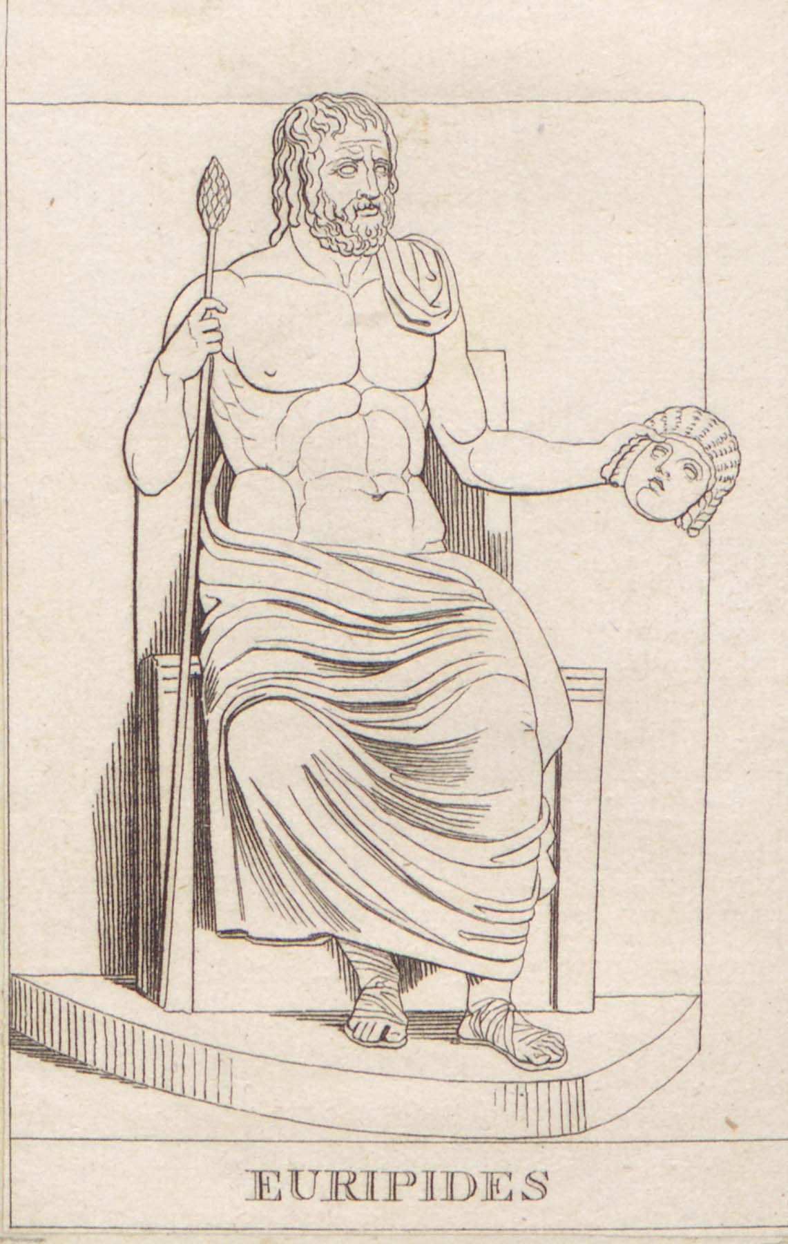 Euripides (Pannonhalma Főapátsági Múzeum CC BY-NC-SA)