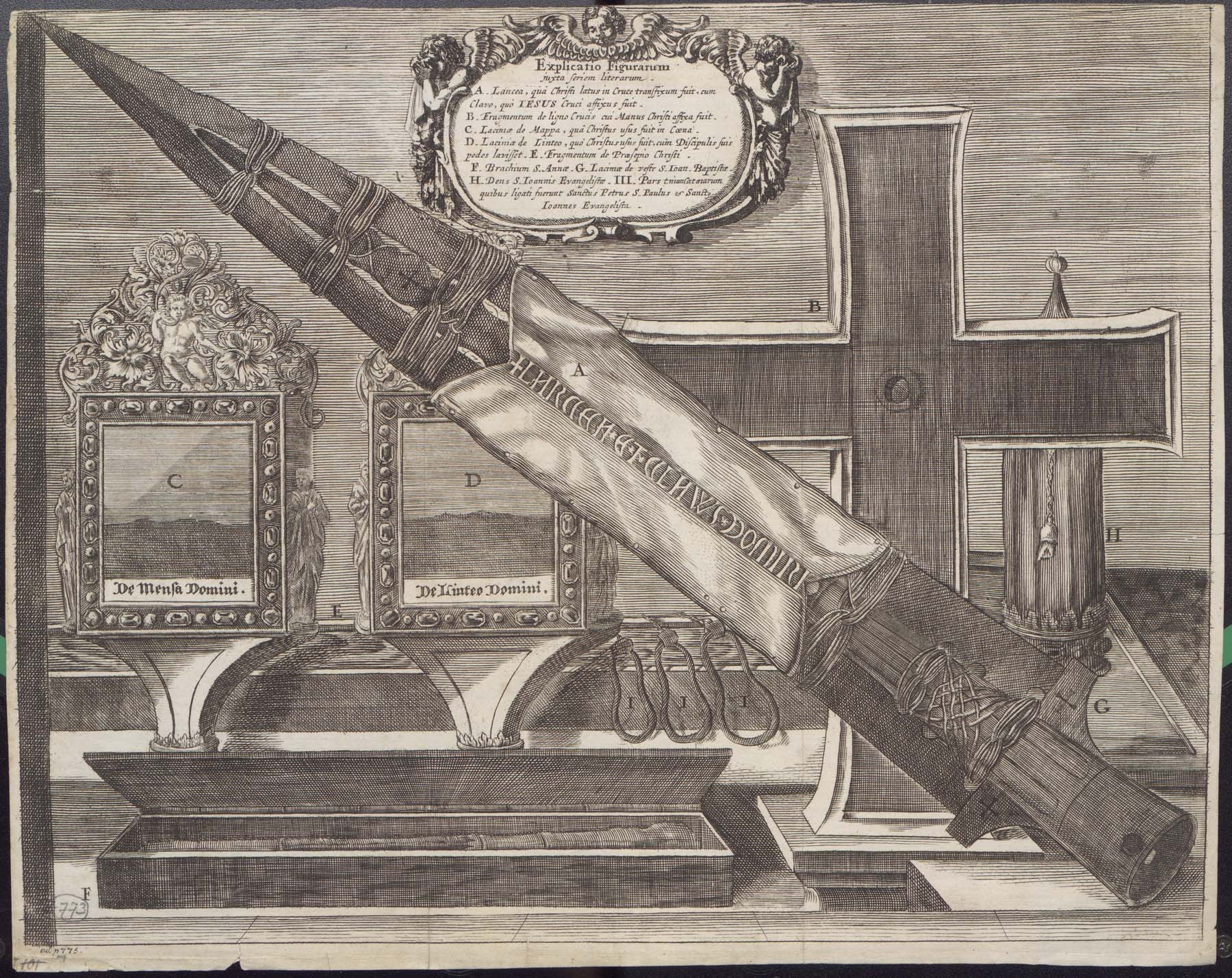 Ereklyék, 1775 (Pannonhalma Főapátsági Múzeum CC BY-NC-SA)