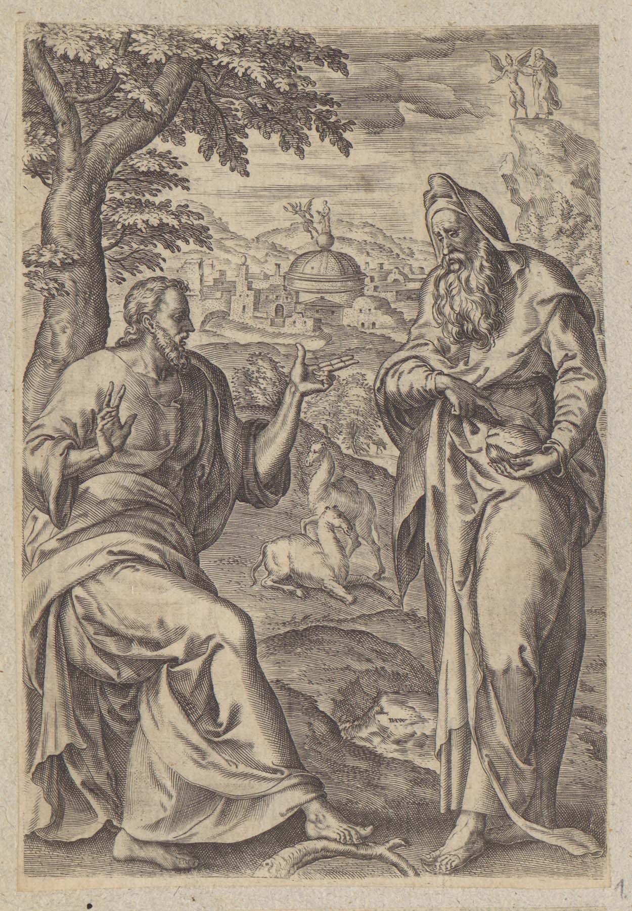 Krisztus a pusztában 1583 (Pannonhalma Főapátsági Múzeum CC BY-NC-SA)