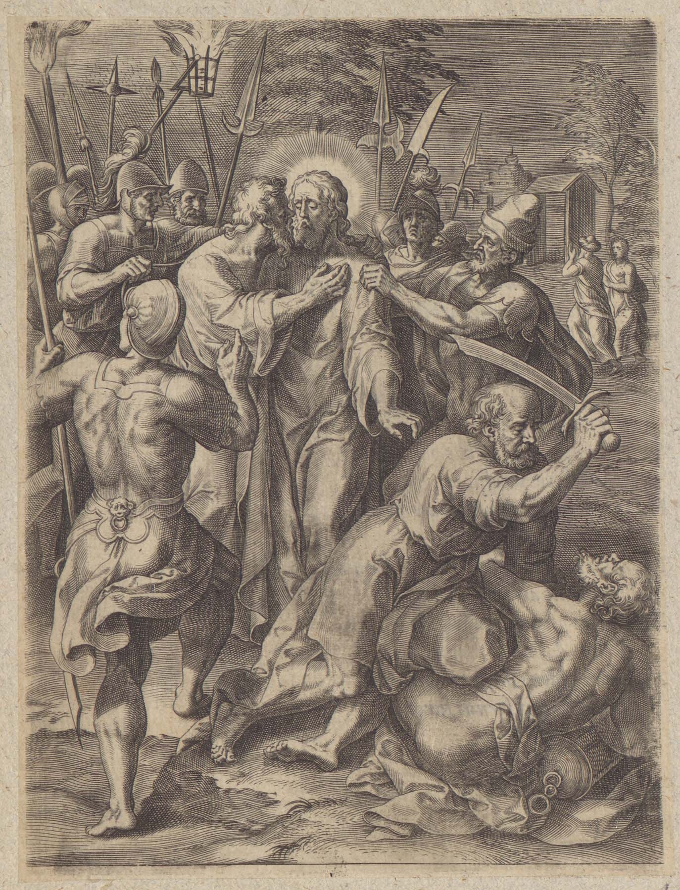 Krisztus elfogatása 1583 (Pannonhalma Főapátsági Múzeum CC BY-NC-SA)