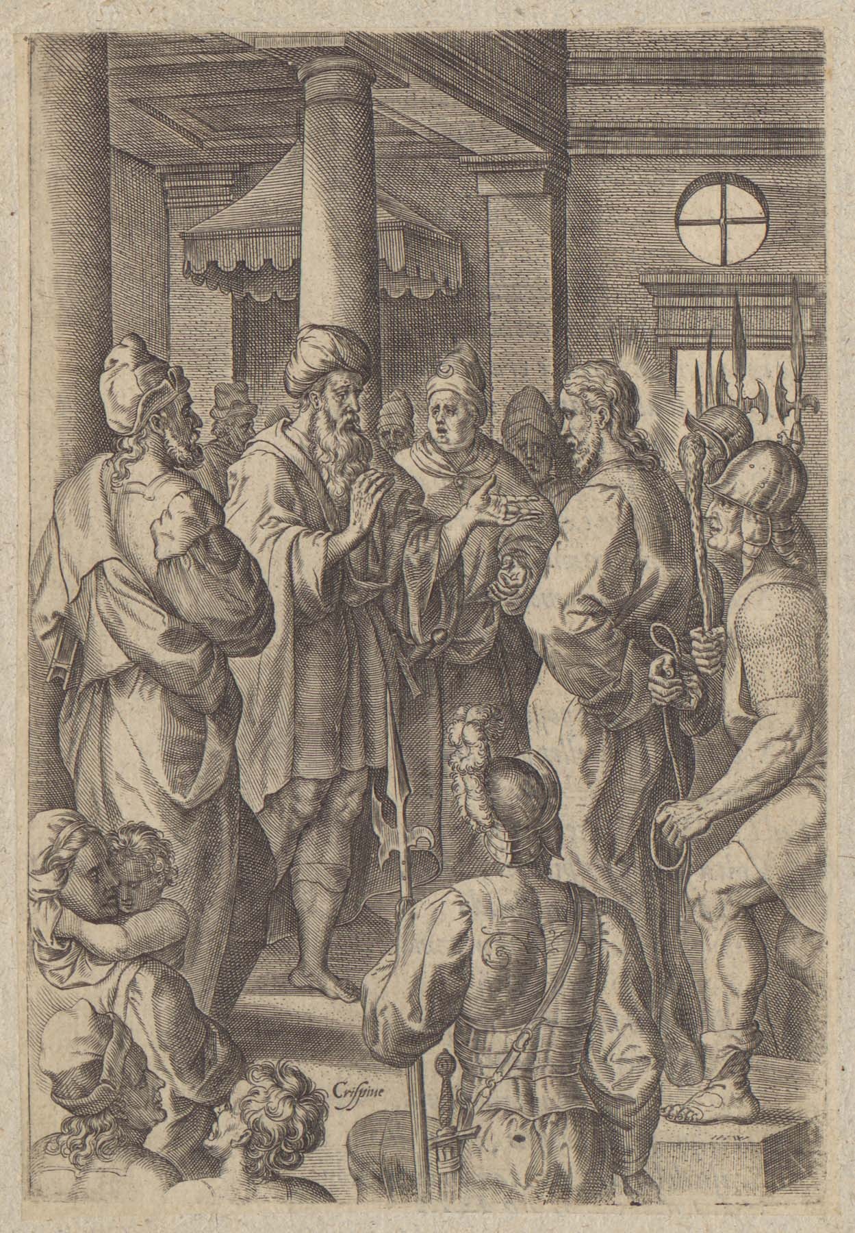 Krisztus Heródes előtt 1583 (Pannonhalma Főapátsági Múzeum CC BY-NC-SA)