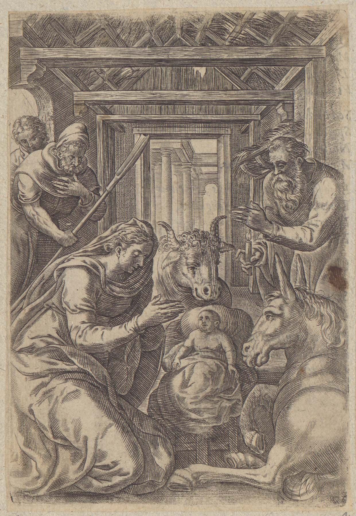 Krisztus születése 1583 (Pannonhalma Főapátsági Múzeum CC BY-NC-SA)