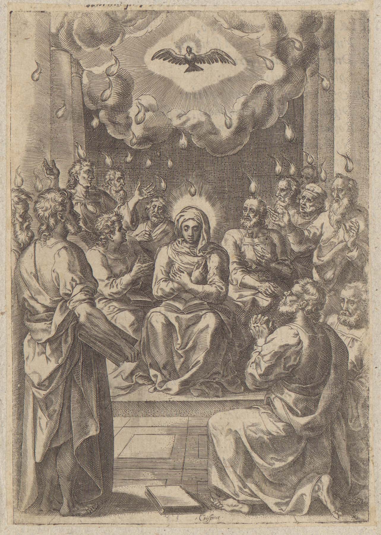 A Szentlélek eljövetele 1583 (Pannonhalma Főapátsági Múzeum CC BY-NC-SA)