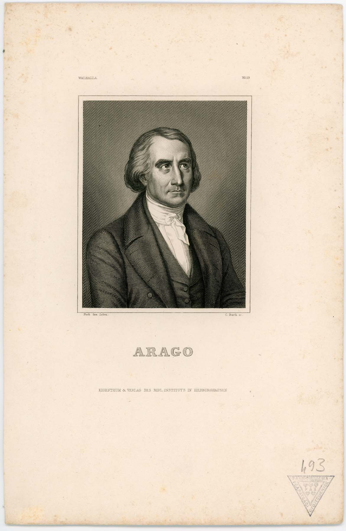 Arago portréja (Pannonhalma Főapátsági Múzeum CC BY-NC-SA)