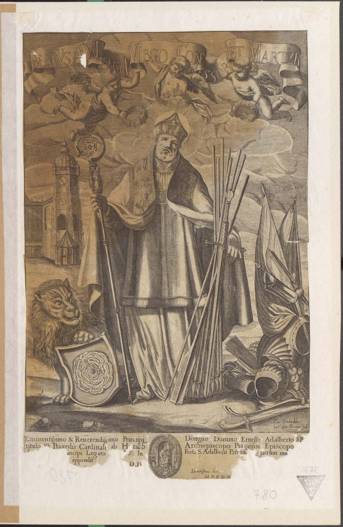 Szent Adalbert, 1666 (Pannonhalma Főapátsági Múzeum CC BY-NC-SA)