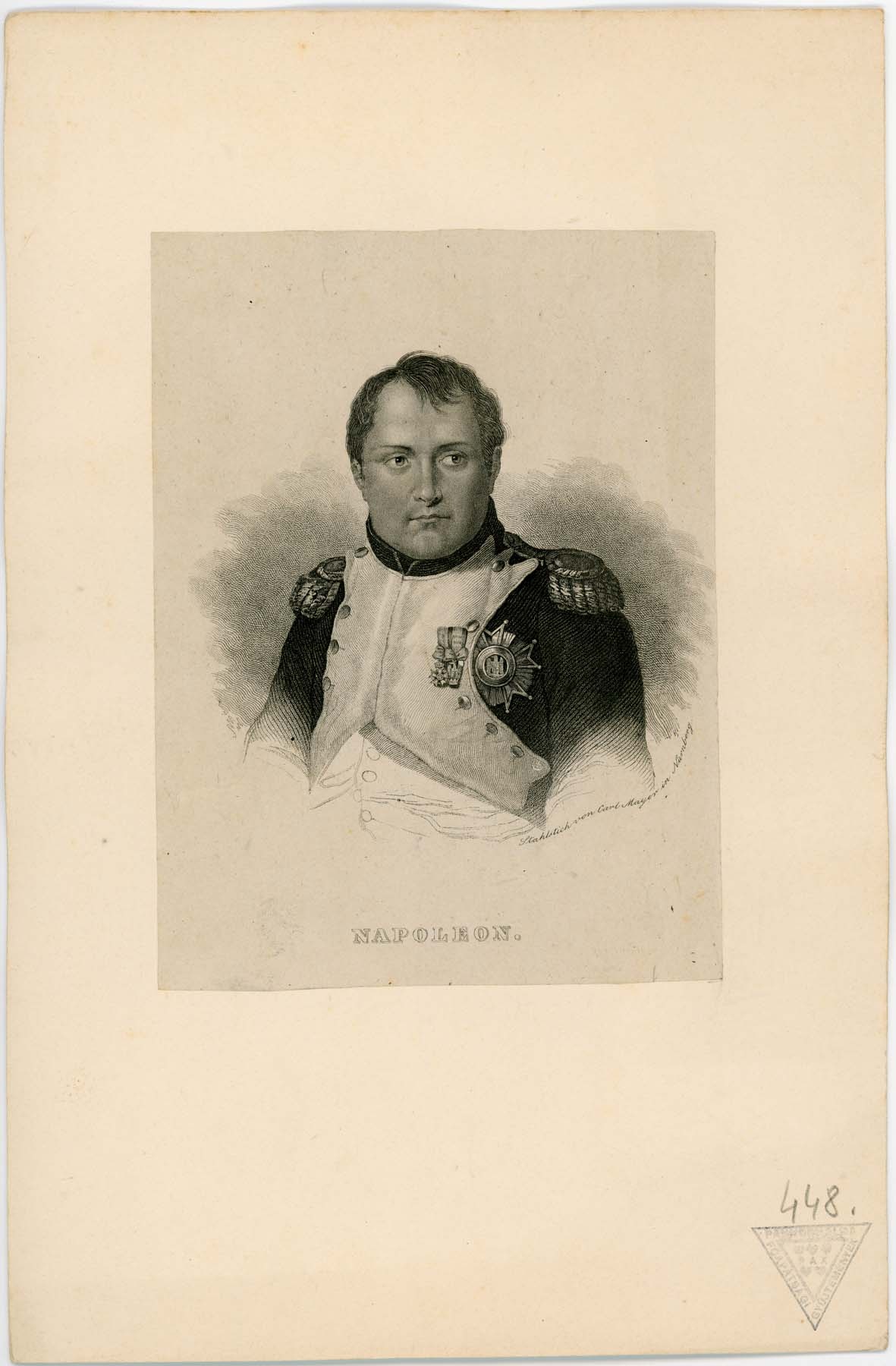 Napoleon Bonaparte portréja (Pannonhalma Főapátsági Múzeum CC BY-NC-SA)