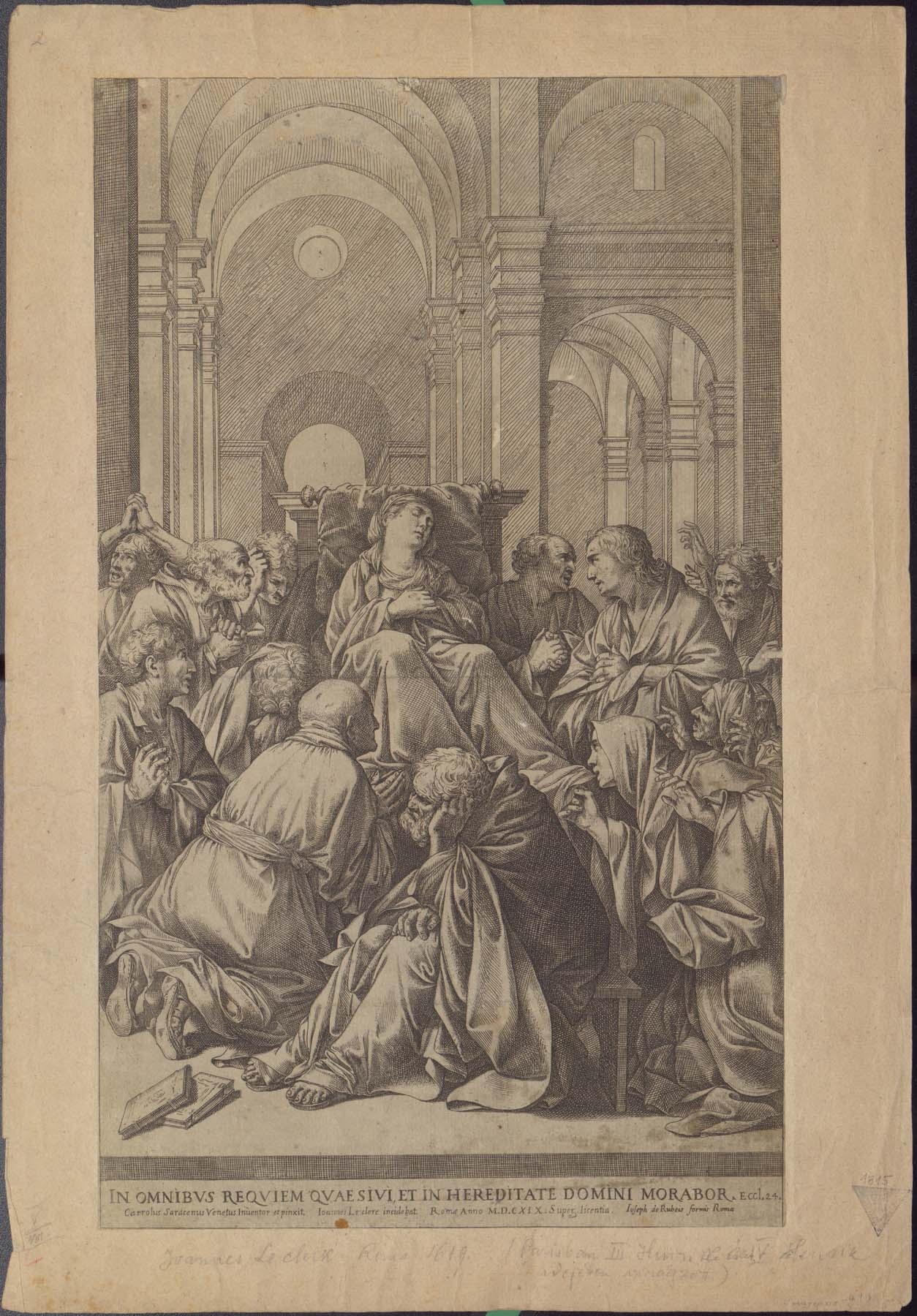 Mária halála 1619 (Pannonhalma Főapátsági Múzeum CC BY-NC-SA)