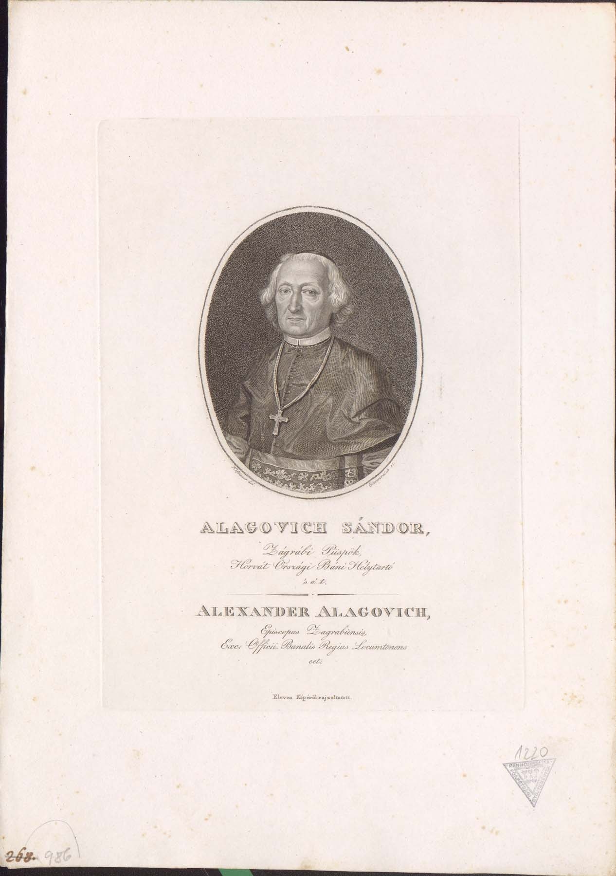 Alagovich Sándor 1760-1837 (Pannonhalma Főapátsági Múzeum CC BY-NC-SA)