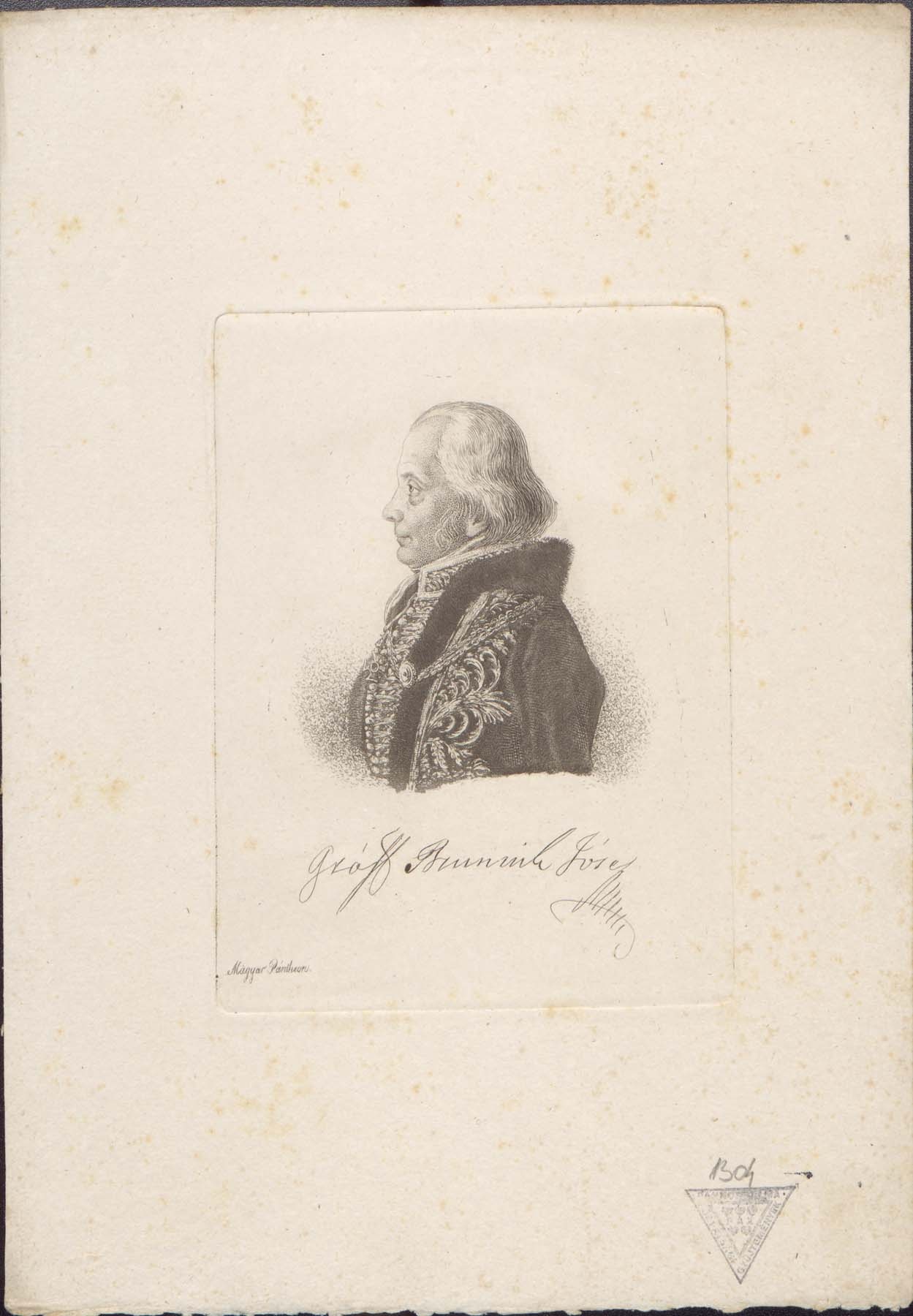 Gr. Brunsvik József 1750-1827 (Pannonhalma Főapátsági Múzeum CC BY-NC-SA)