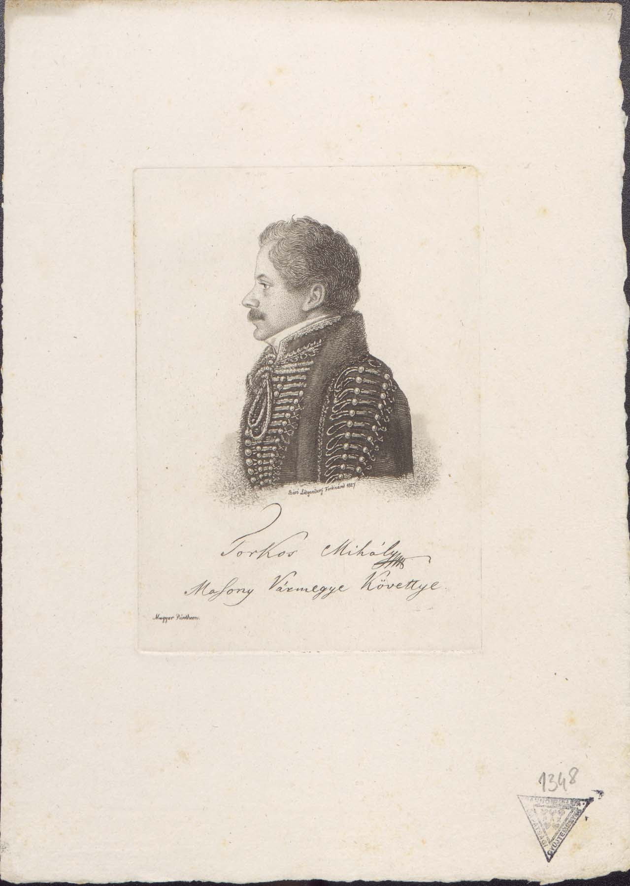 Torkos Mihály mosoni követ 1793-1861 (Pannonhalma Főapátsági Múzeum CC BY-NC-SA)