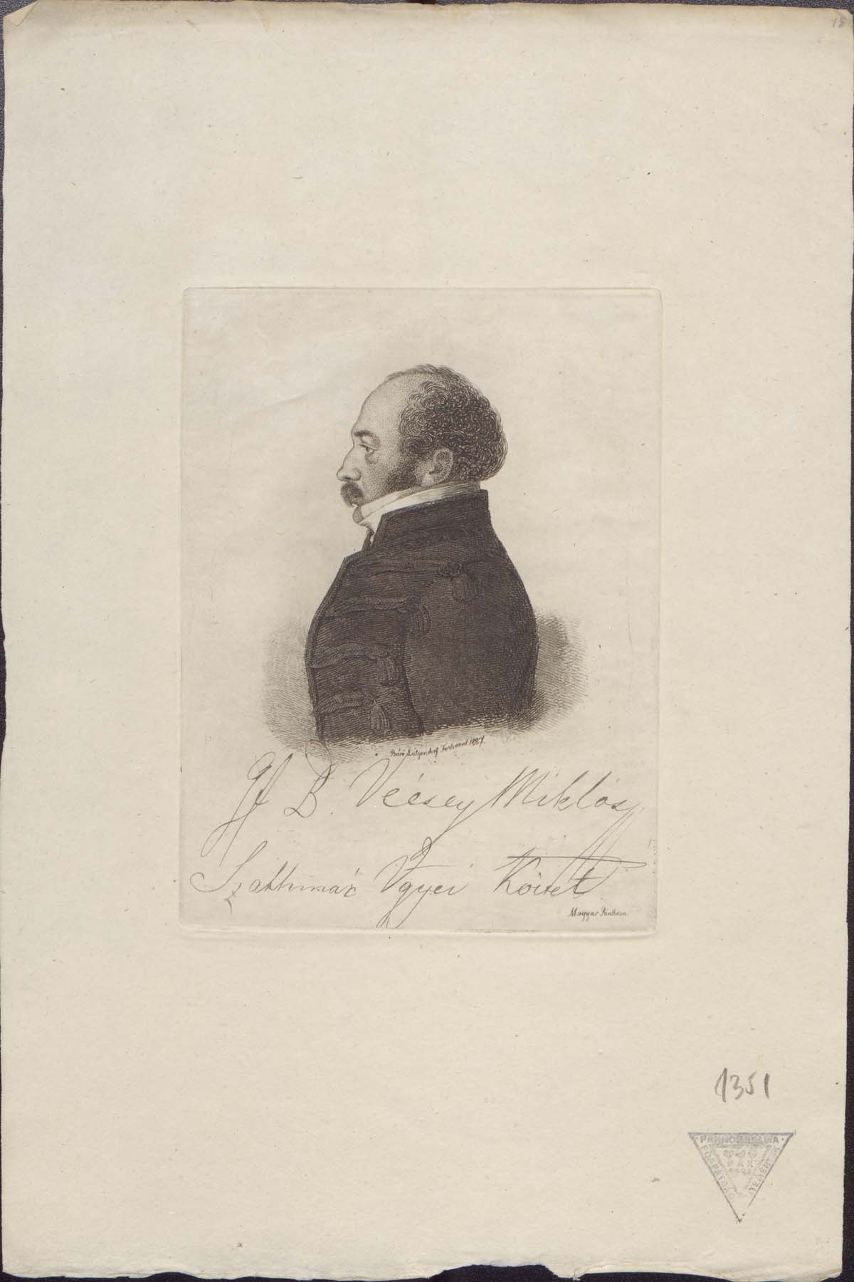 Br. Vécsey Miklós 1789-1855 (Pannonhalma Főapátsági Múzeum CC BY-NC-SA)