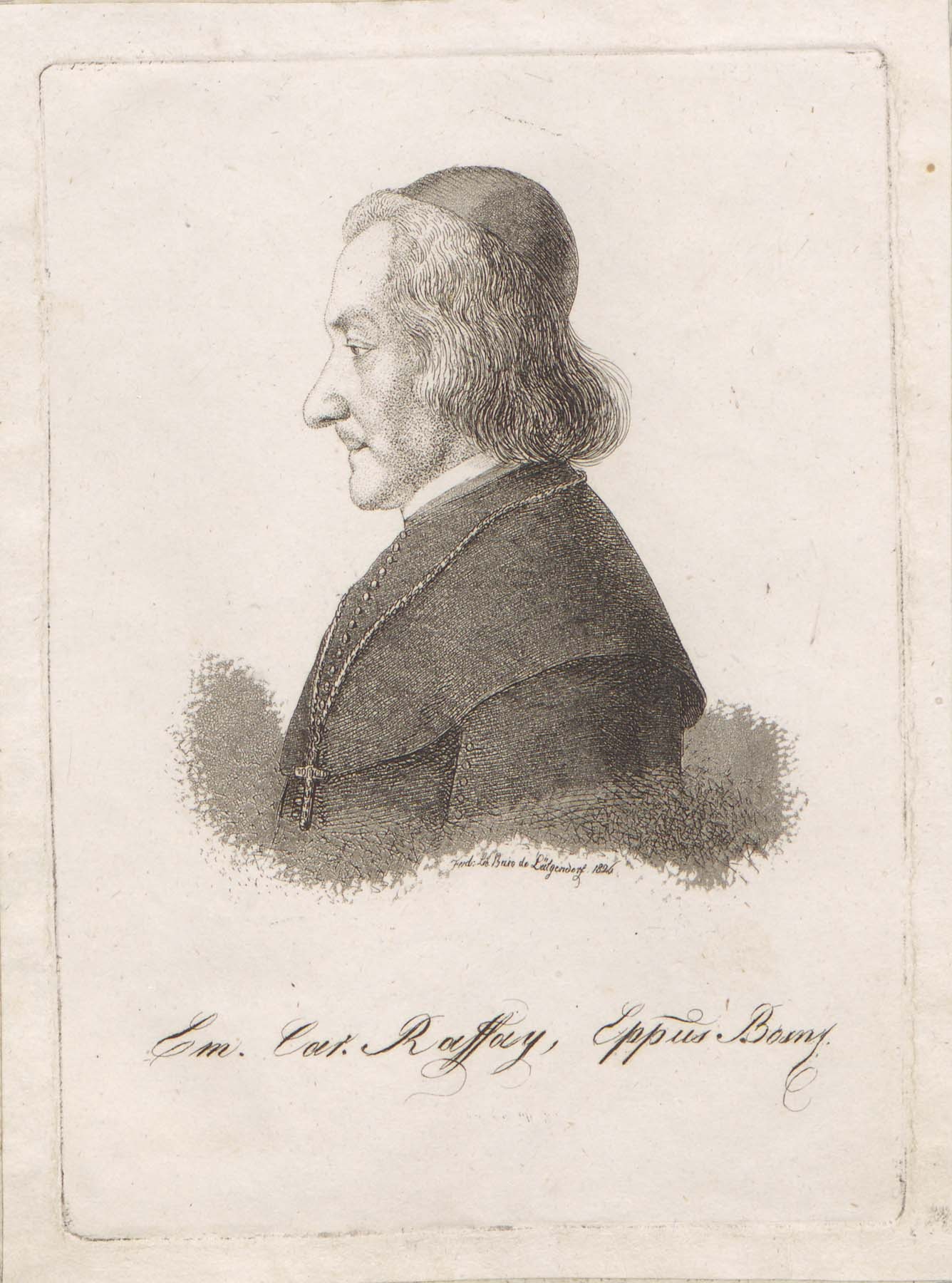 Raffay Károly boszniai püspök, 1826 (Pannonhalma Főapátsági Múzeum CC BY-NC-SA)
