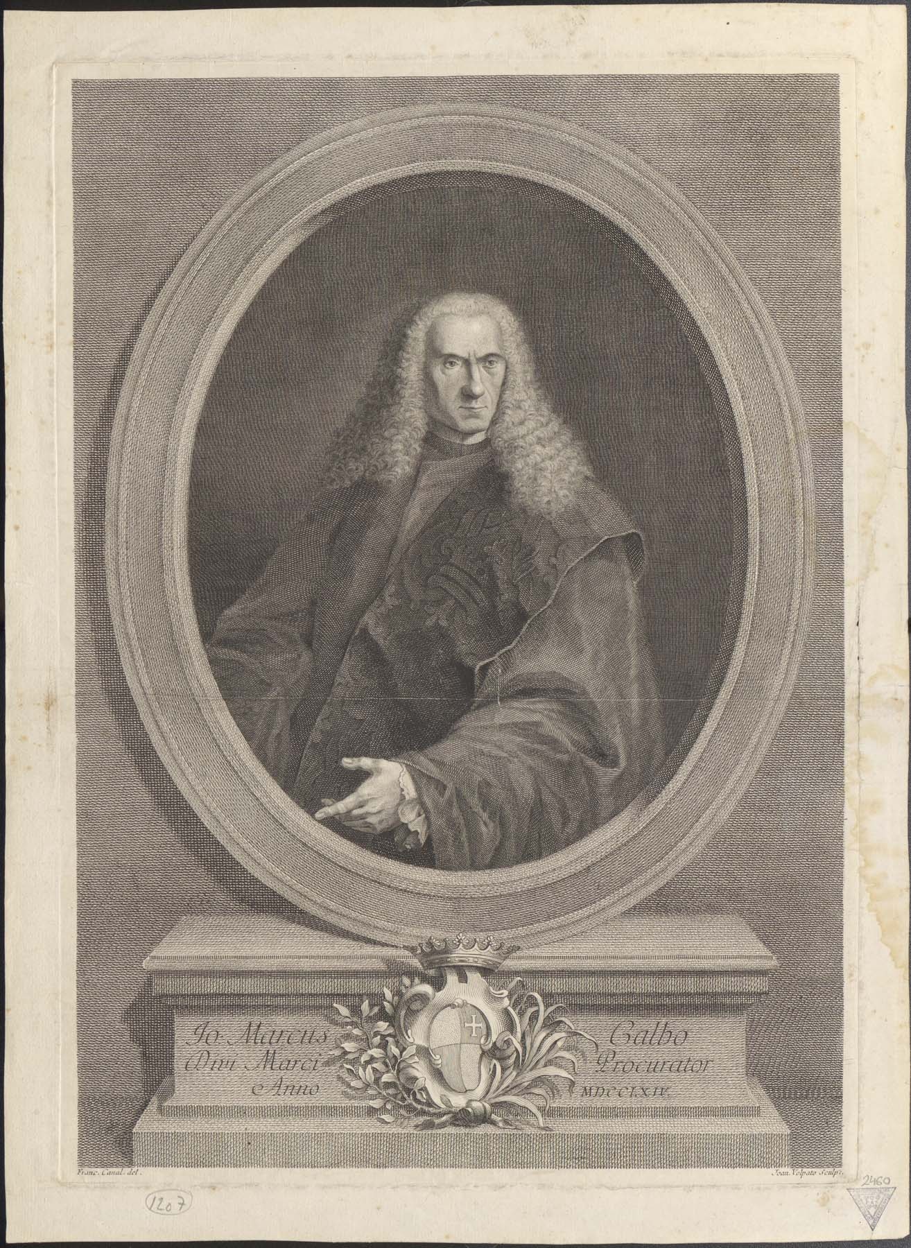 Marcus Galbo, 1764 (Pannonhalma Főapátsági Múzeum CC BY-NC-SA)