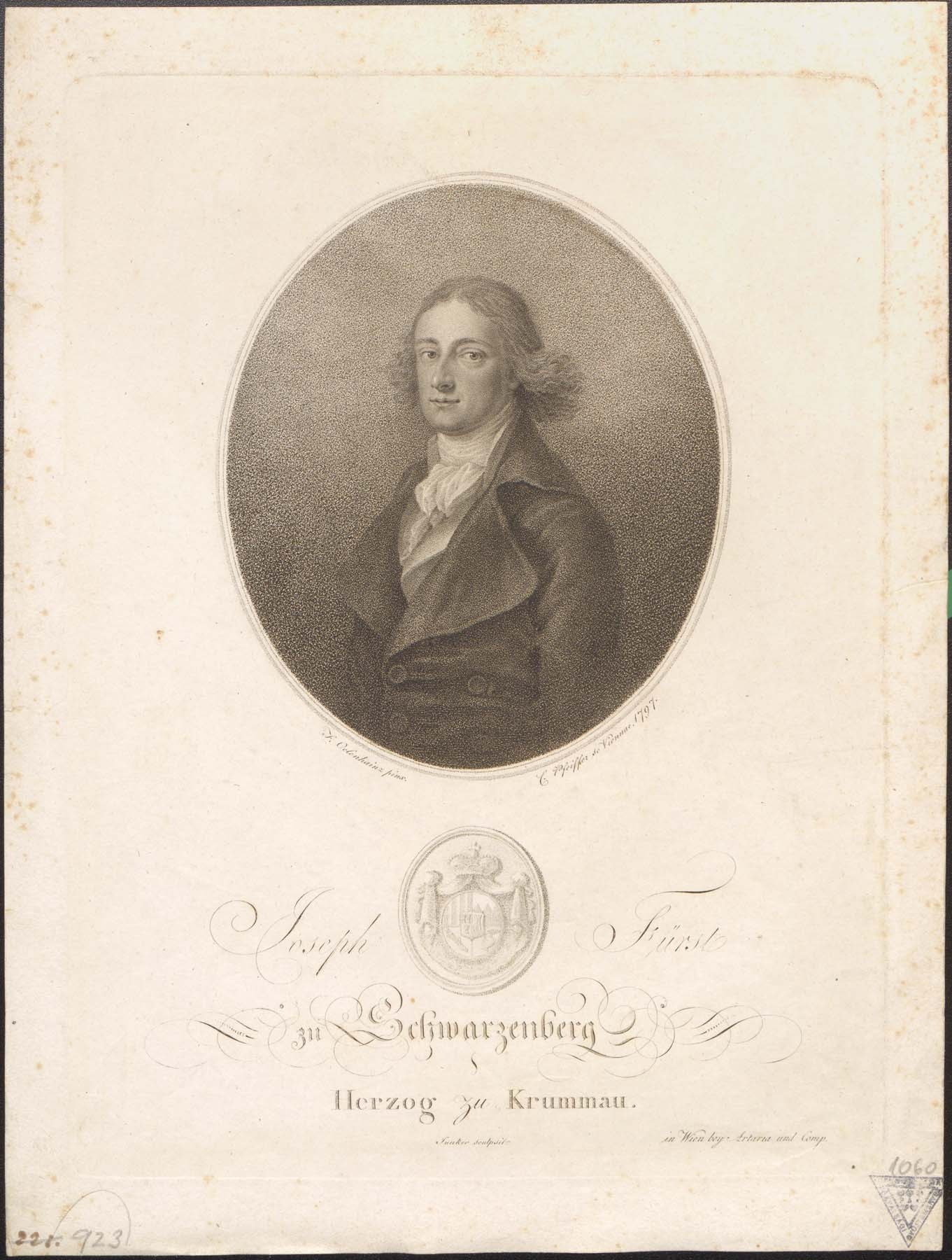 Hg. Joseph Fürst von Schwarzenberg 1769-1833 (Pannonhalma Főapátsági Múzeum CC BY-NC-SA)