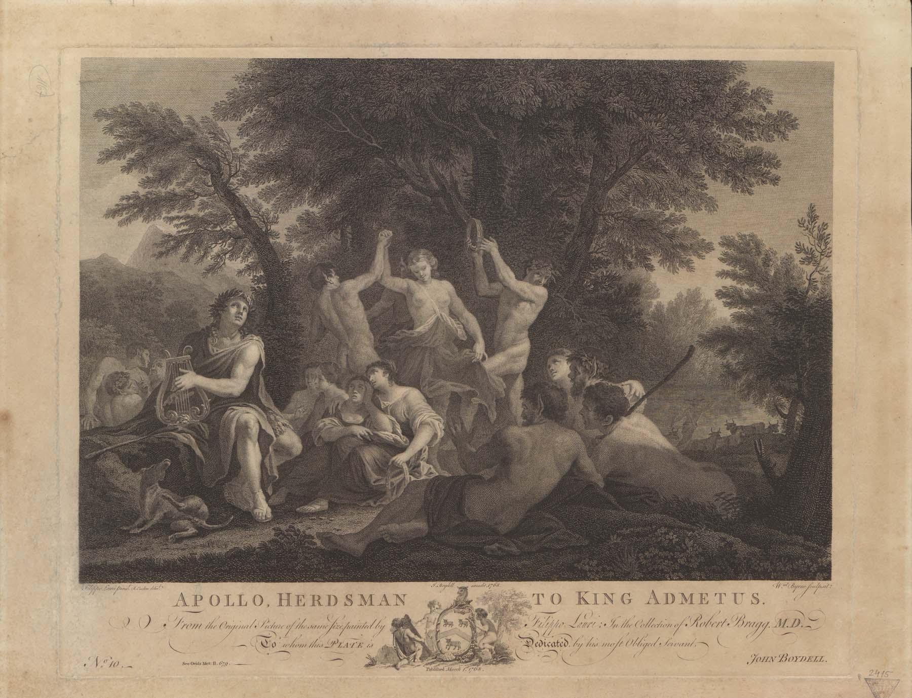 Apolló és Admetus király, 1768 (Pannonhalma Főapátsági Múzeum CC BY-NC-SA)