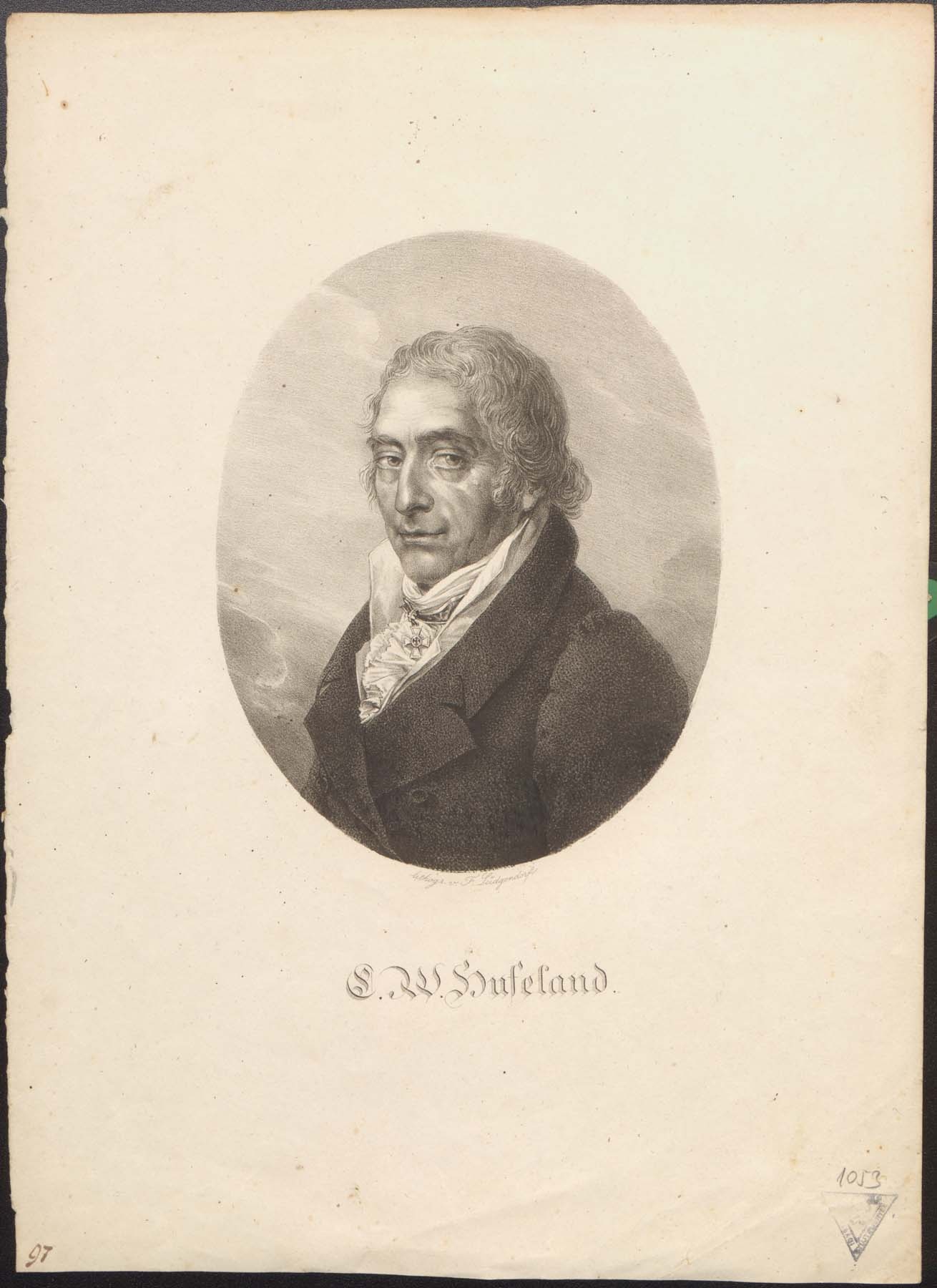Christoph Wilhelm Hufeland 1762-1836 (Pannonhalma Főapátsági Múzeum CC BY-NC-SA)