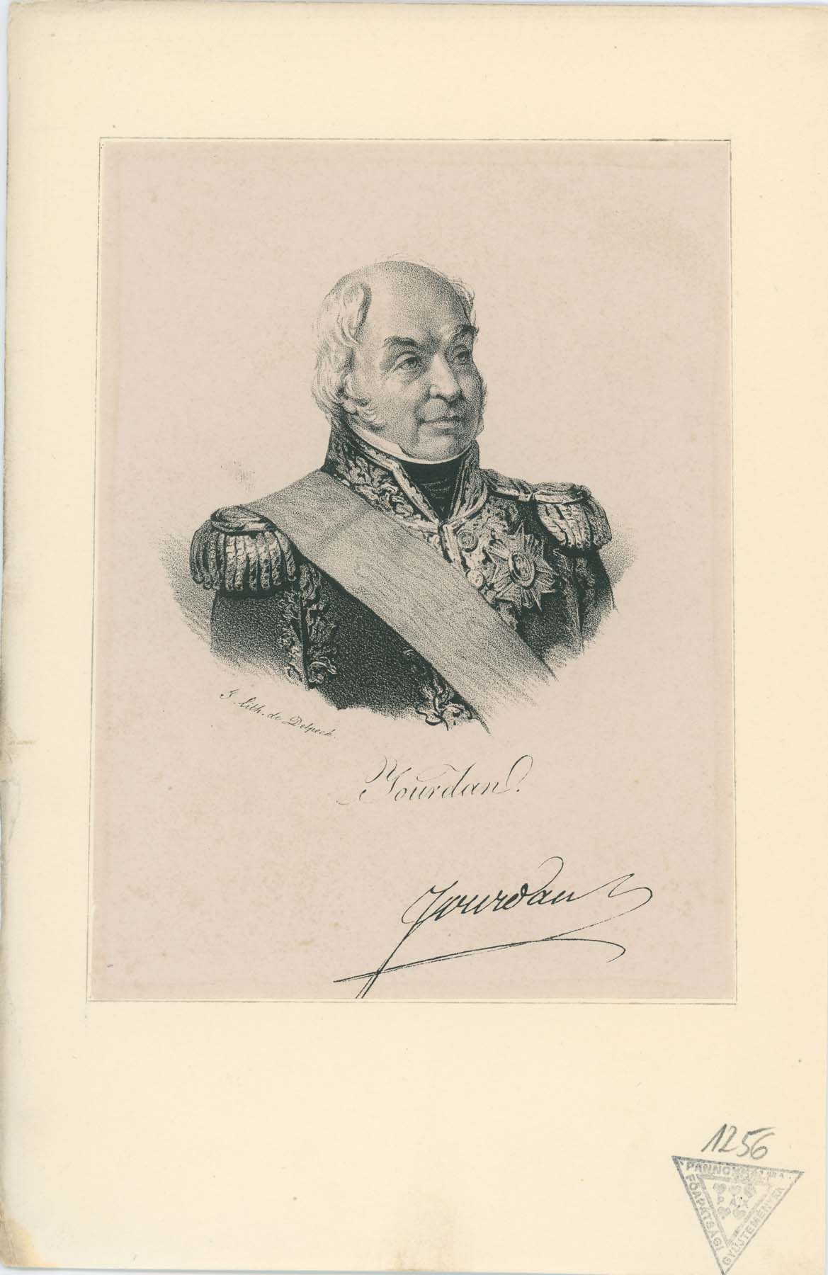 Jourdeau tábornok (Pannonhalma Főapátsági Múzeum CC BY-NC-SA)