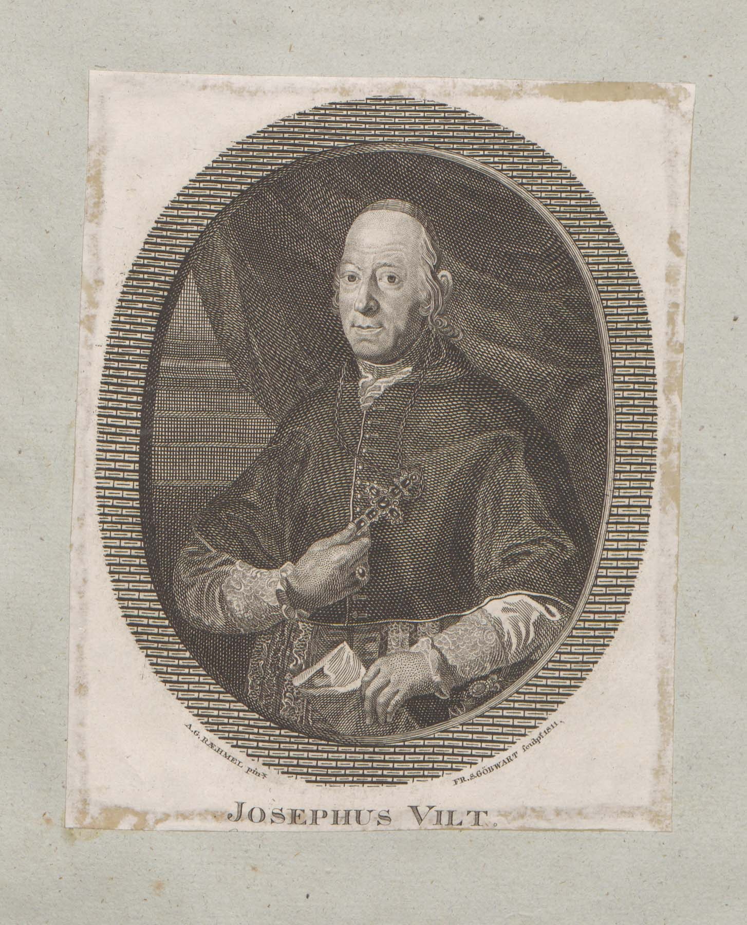 josephus Vilt, 1811 (Pannonhalma Főapátsági Múzeum CC BY-NC-SA)