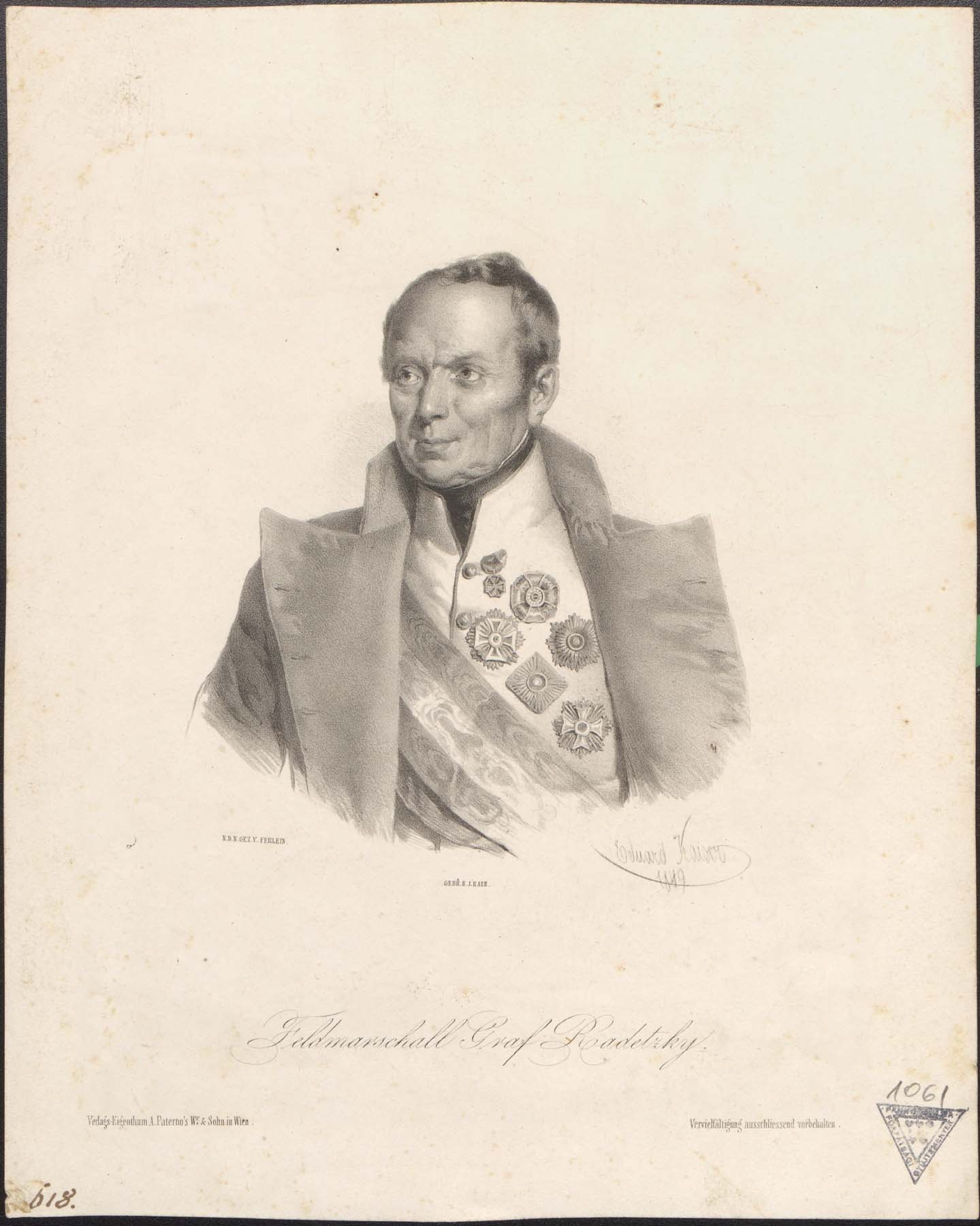Gr. Radetzky 1766-1858 (Pannonhalma Főapátsági Múzeum CC BY-NC-SA)