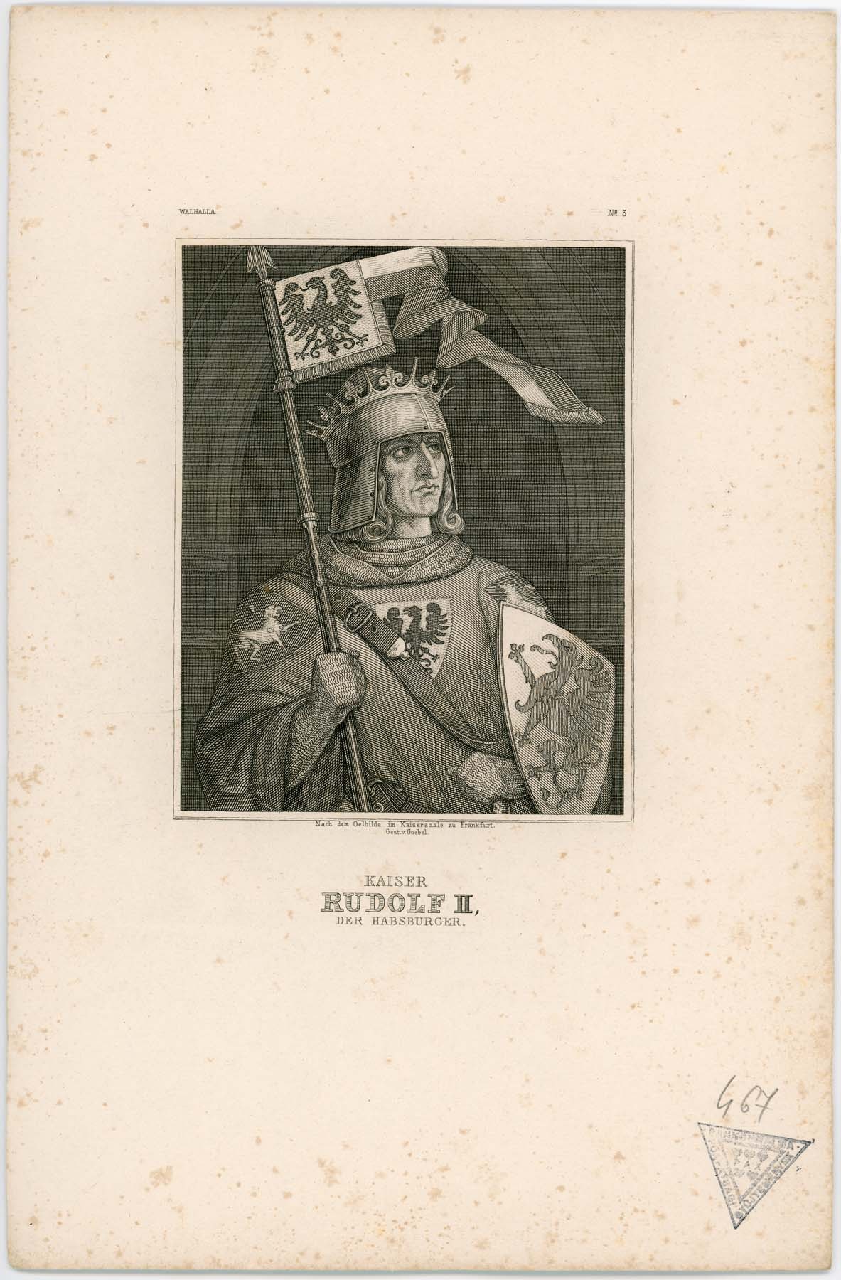 Habsburg II.Rudolf császár portréja (Pannonhalma Főapátsági Múzeum CC BY-NC-SA)