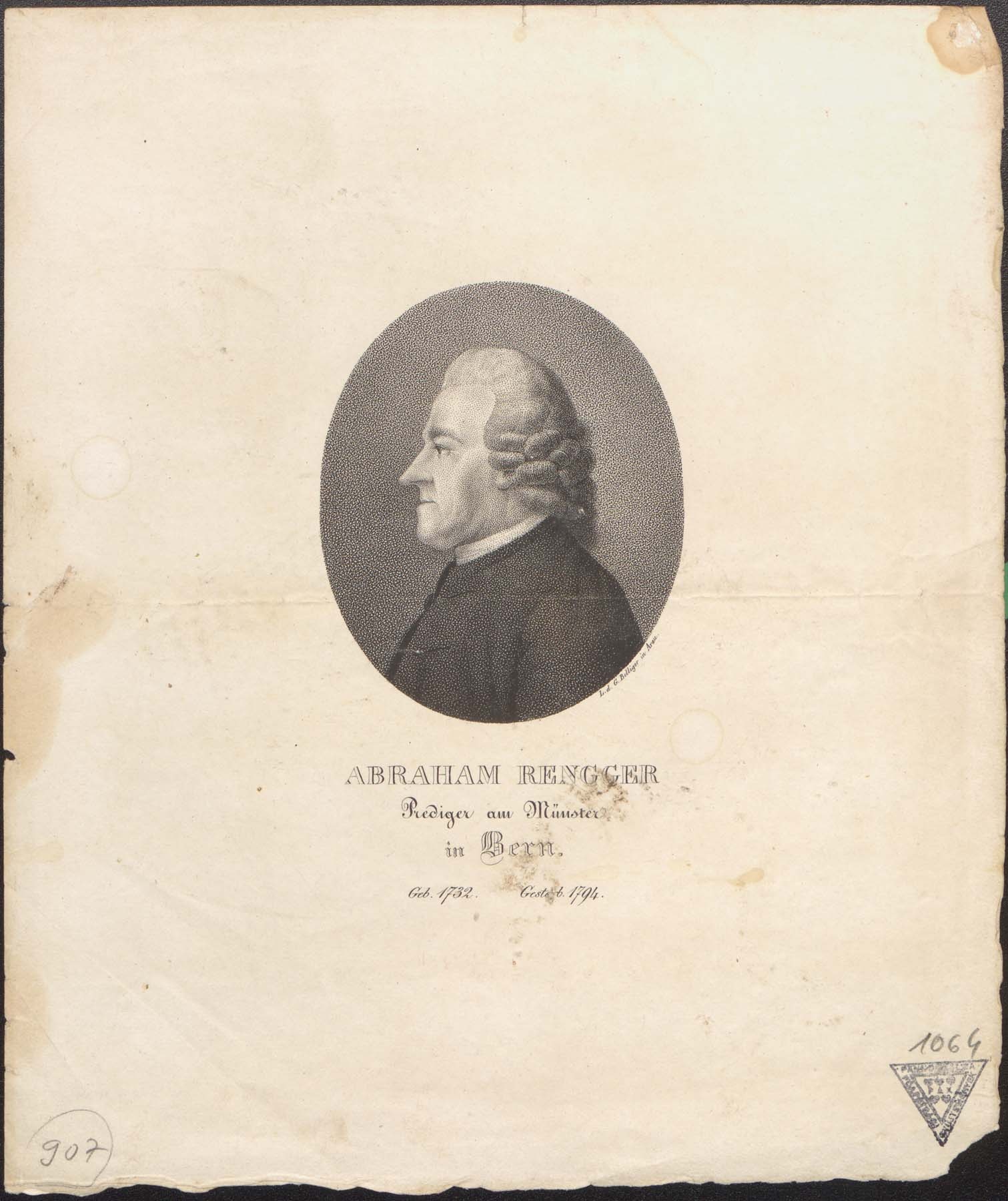Abraham Renger a berni Münster prédikátora 1732-1794 (Pannonhalma Főapátsági Múzeum CC BY-NC-SA)