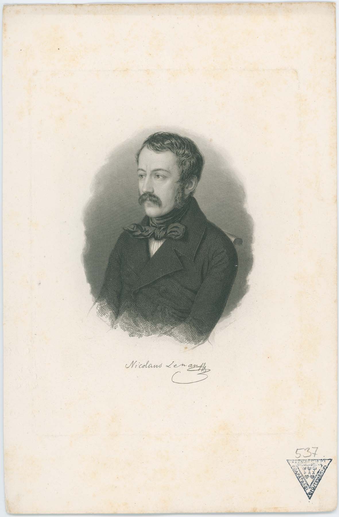 Nicolaus Lenanth portréja (Pannonhalma Főapátsági Múzeum CC BY-NC-SA)