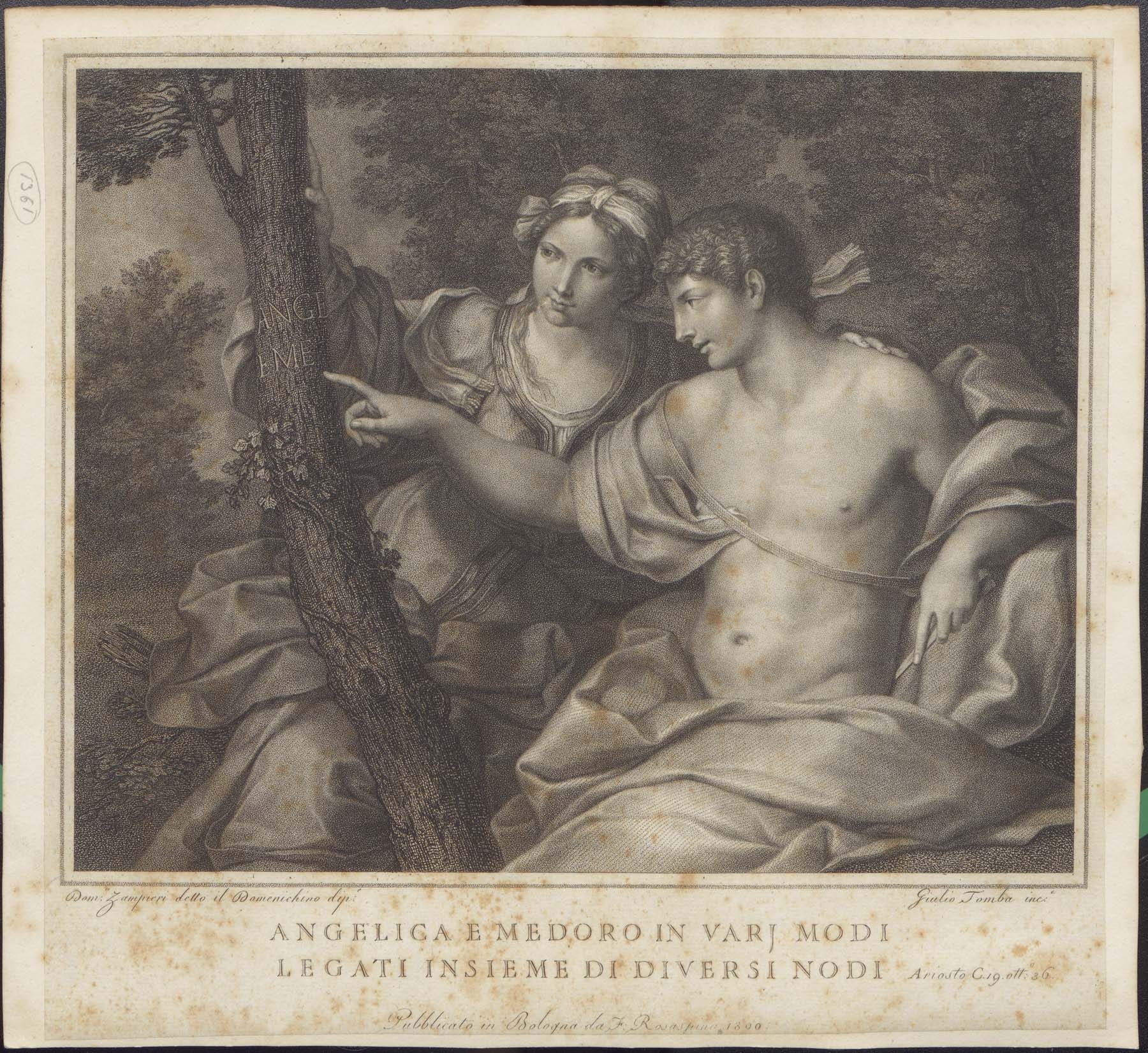 Angelica és Medoro, 1800 (Pannonhalma Főapátsági Múzeum CC BY-NC-SA)