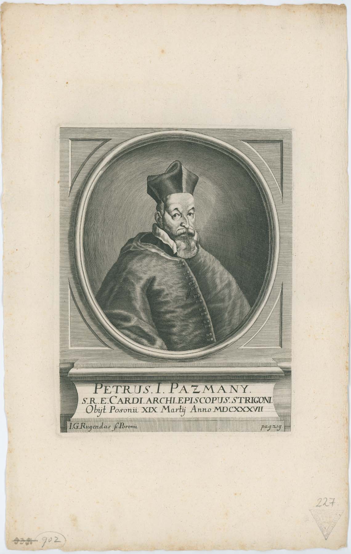 Pázmány Péter esztergomi érsek Anno 1637 (Pannonhalma Főapátsági Múzeum CC BY-NC-SA)