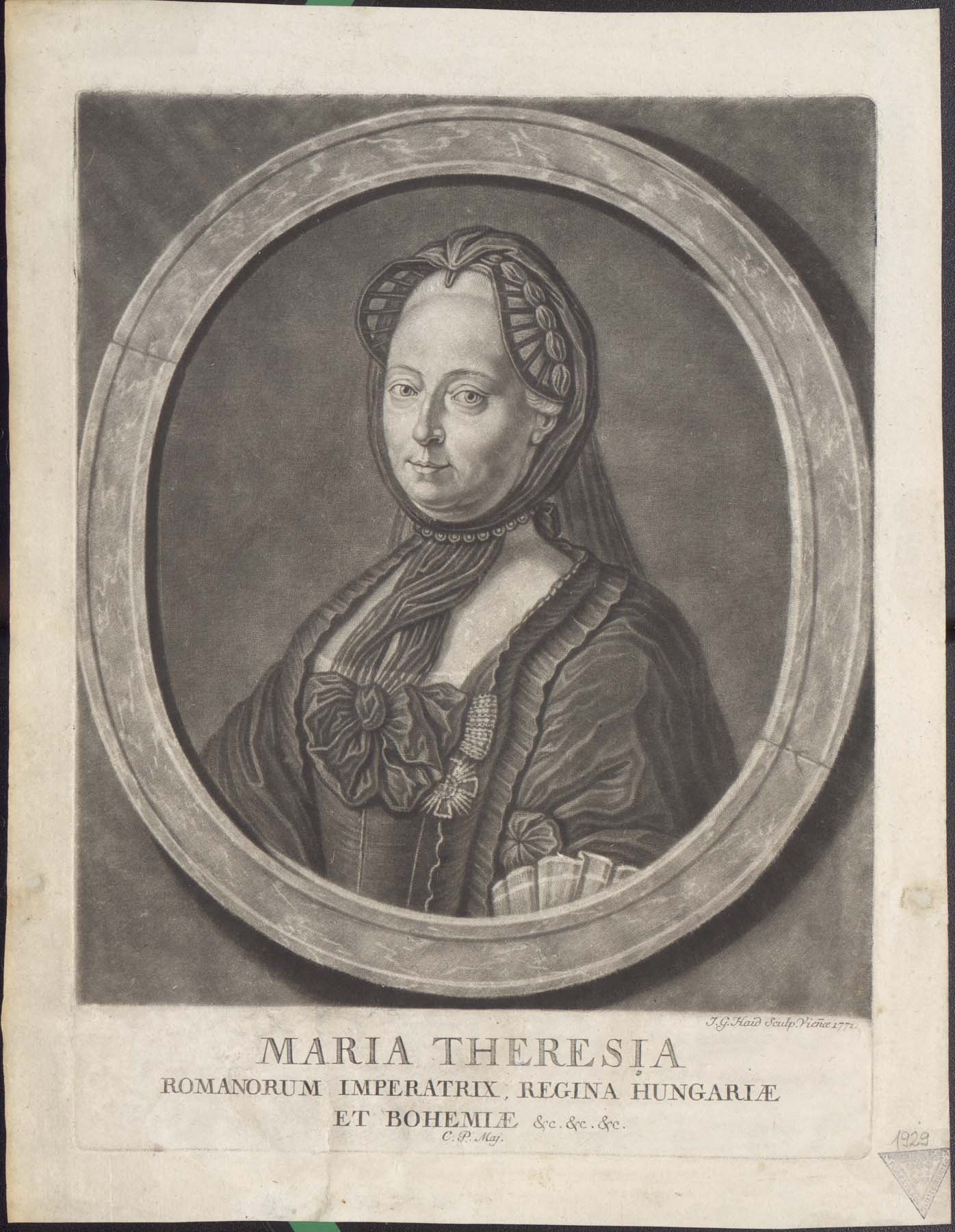 Mária Terézia 1771 (Pannonhalma Főapátsági Múzeum CC BY-NC-SA)