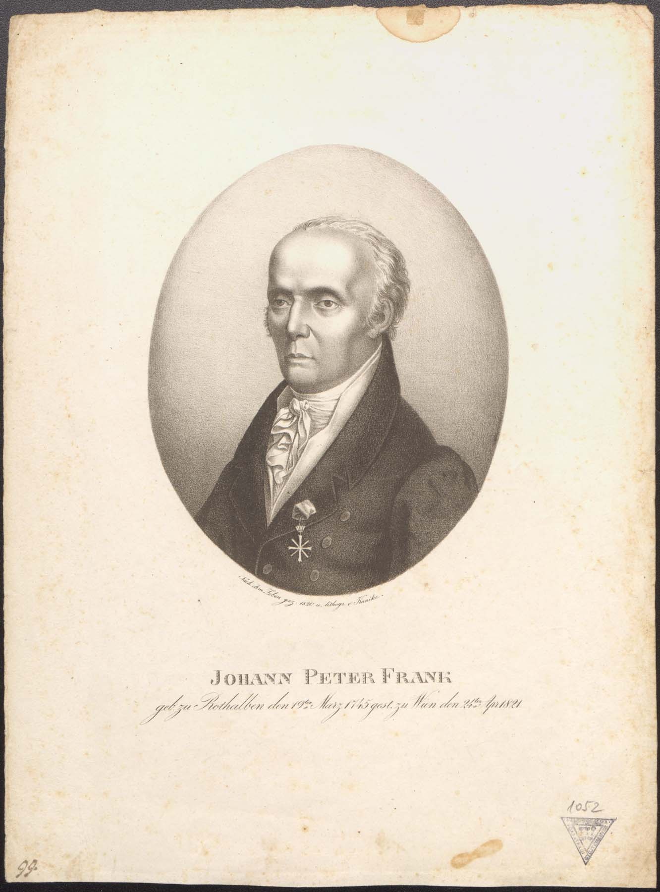 Johann Peter Frank 1745-1821 (Pannonhalma Főapátsági Múzeum CC BY-NC-SA)
